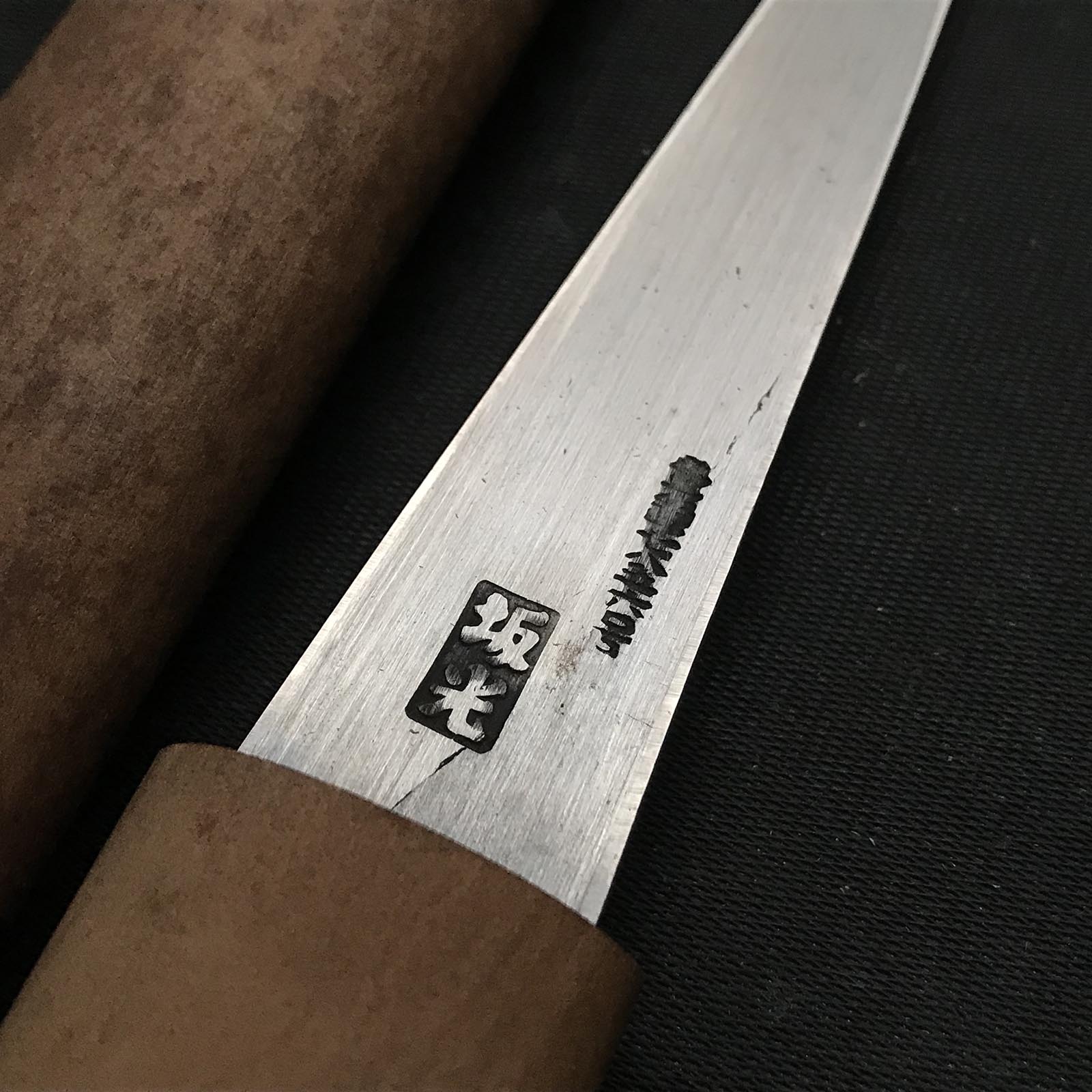 Old stock  Sakamitsu 1st generation Kuri Kokatana with white steel Right  掘出し物 初代坂光 繰り小刀 右 130mm