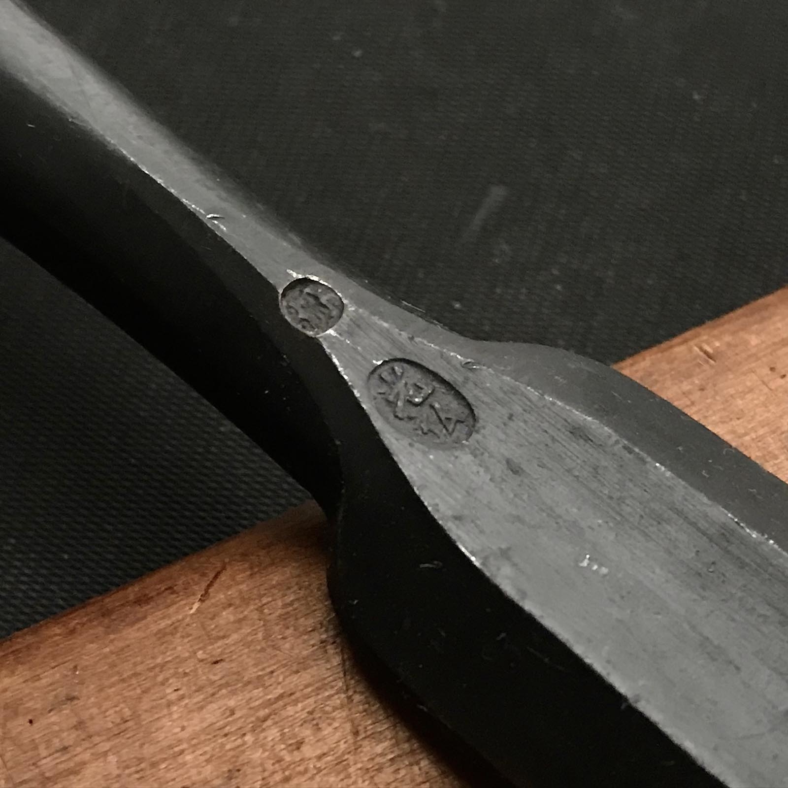 Old stock Mitsuhiro Sotomaru chisels with white steel 掘出し物 光弘 外丸鑿 白紙鋼 26mm