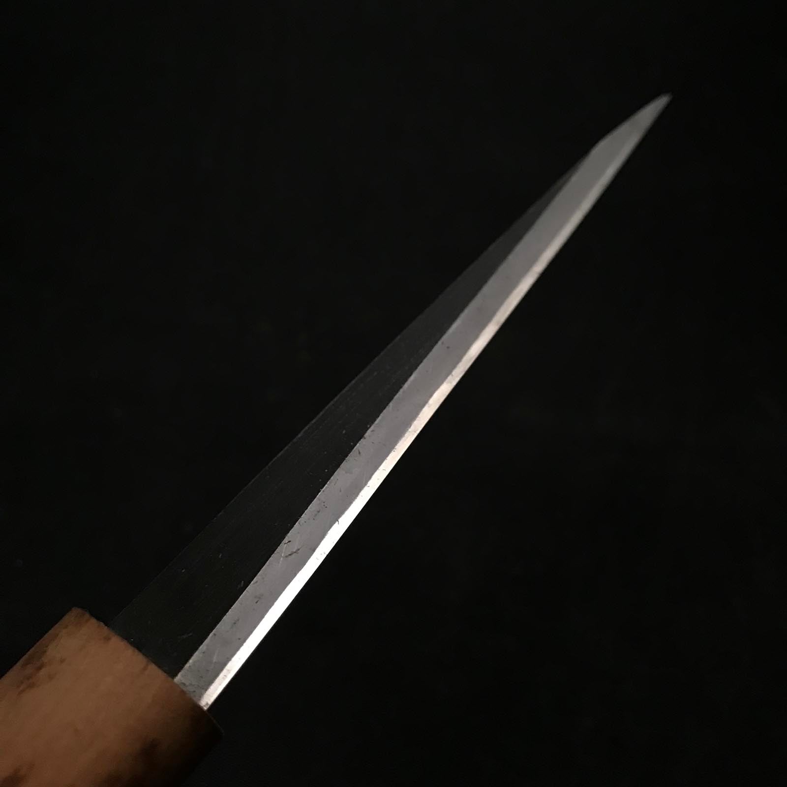 Old stock Sakamitsu 1st generation Kuri Kokatana with white steel Right 掘出し物 初代坂光 繰り小刀 右 130mm