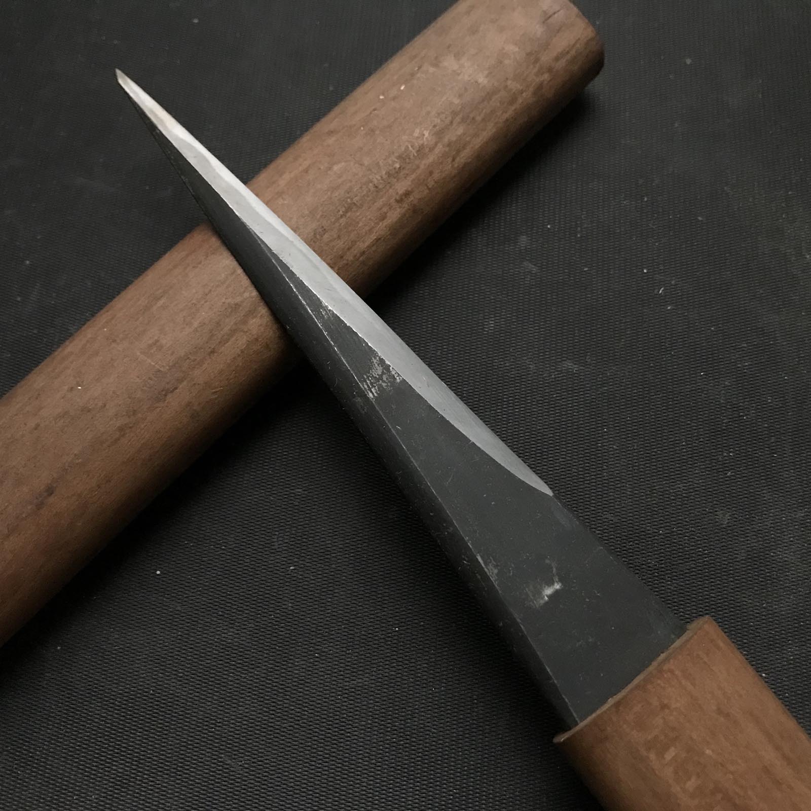 Old stock Umefusa Kuri Kokatana with white steel Right 掘出し物 梅房 繰り小刀 右 130mm