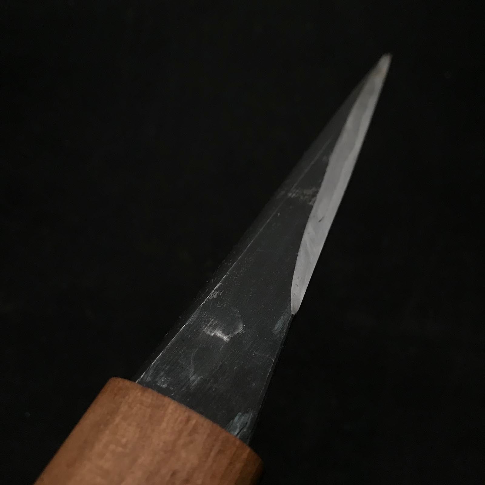 Old stock Umefusa Kuri Kokatana with white steel Right 掘出し物 梅房 繰り小刀 右 130mm