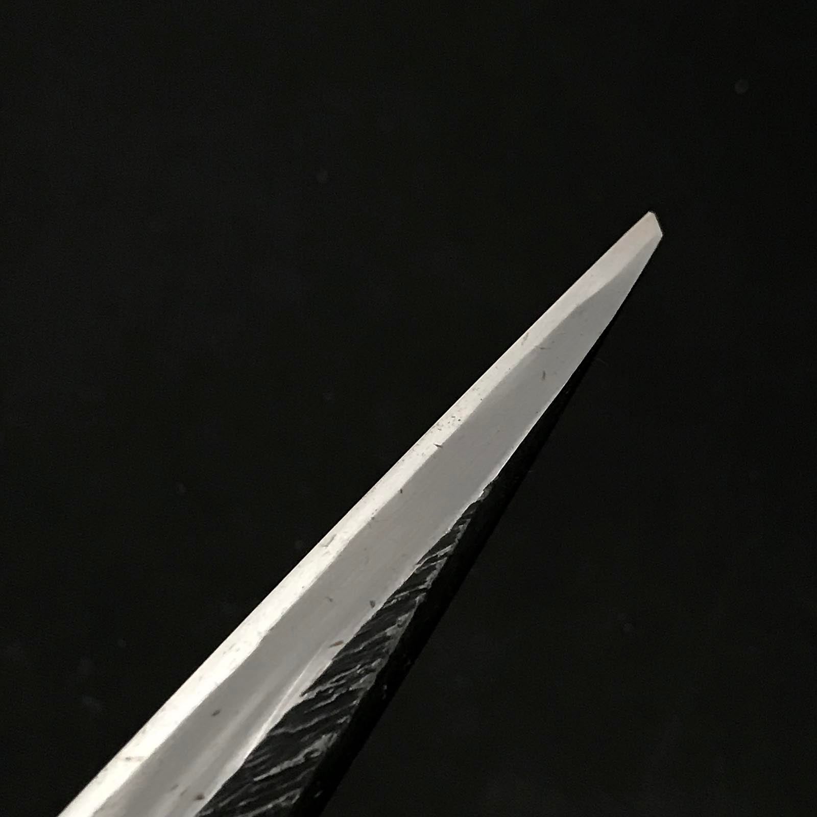 Old stock Kaneharu Kuri Kokatana with white steel Left 掘出し物 包春 繰小刀 左 130mm