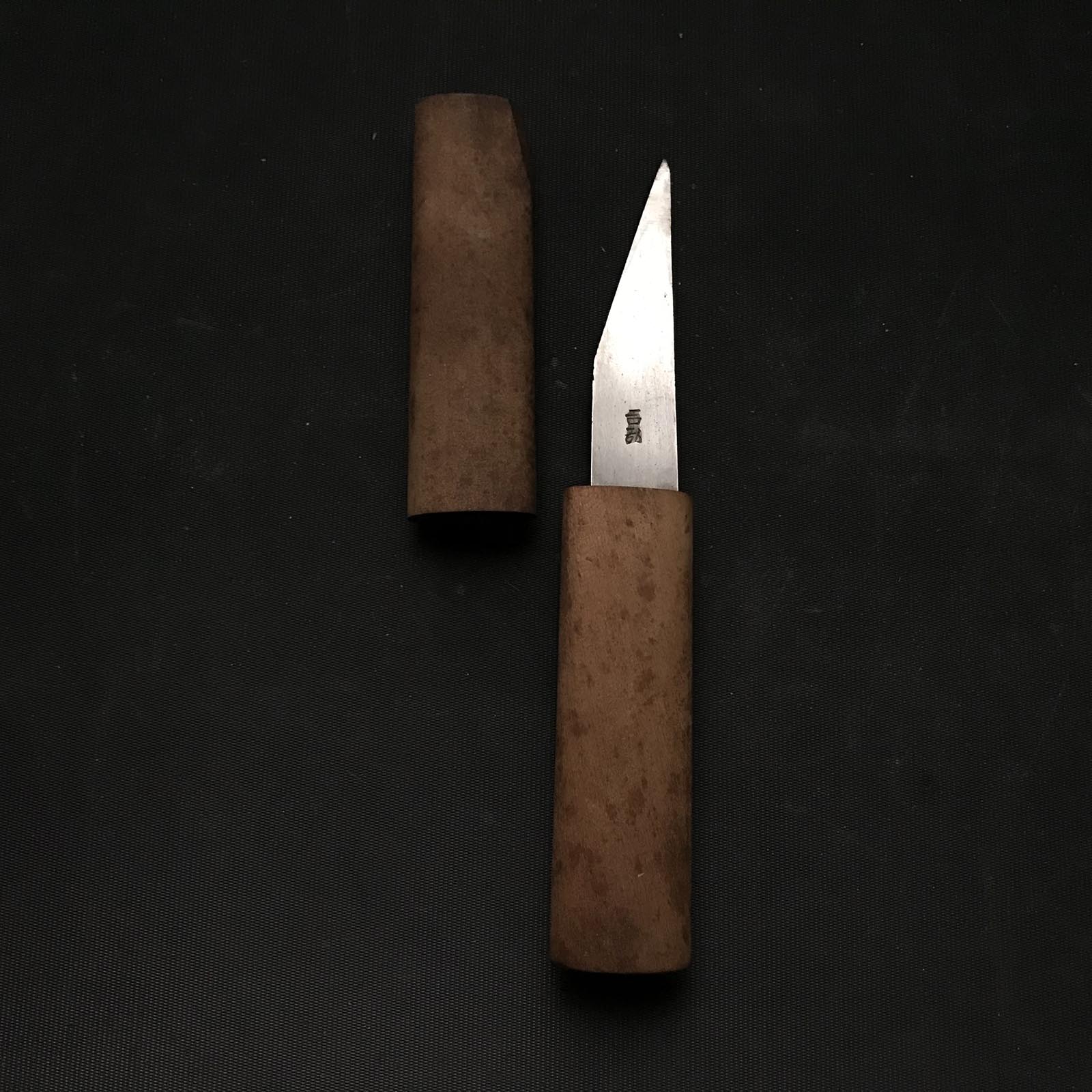 Old stock Yoshihiro Kiridashi Kokatana with white steel Right 掘出し物 吉弘 横手小刀 右 18mm