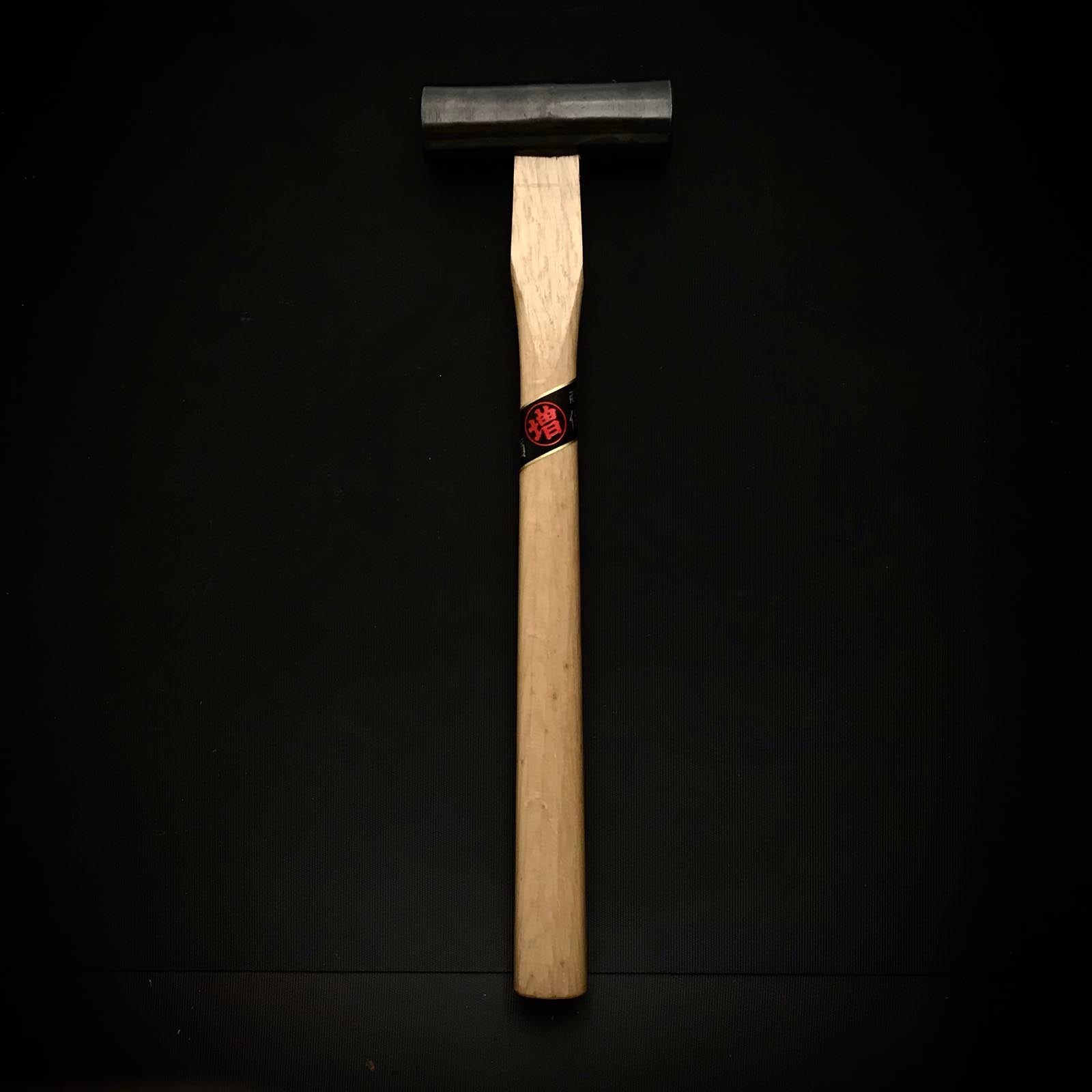 Old stock for beginner Marumasu Round Hammers Blacksmith finish with handle 掘出し物 丸增 丸玄翁 柄付 黒仕上