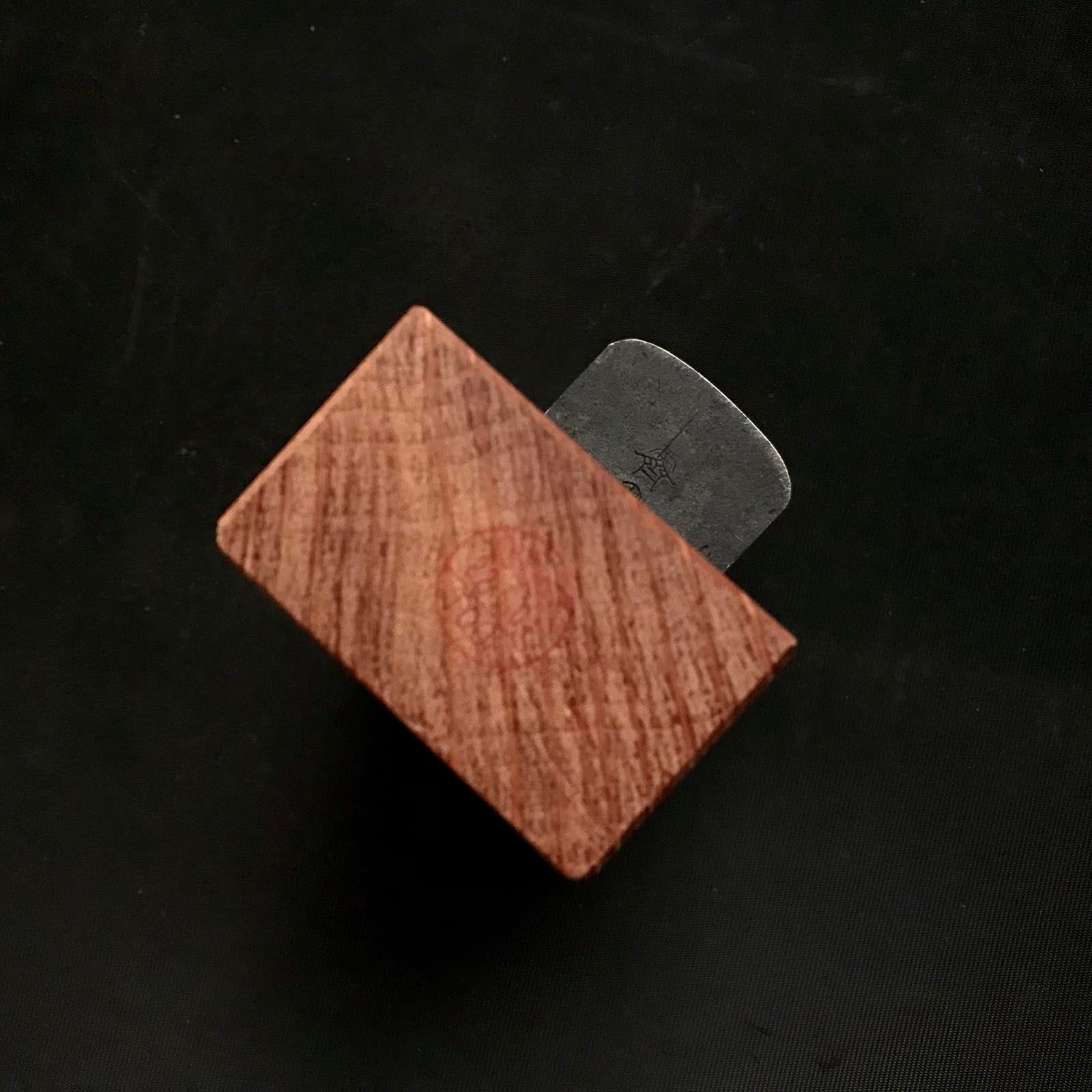 Seigetsu Standing Plane by Chiyotsuru Sadahide 3rd generation 三代目千代鶴貞秀 霽月 台直鉋 本赤樫台 42mm