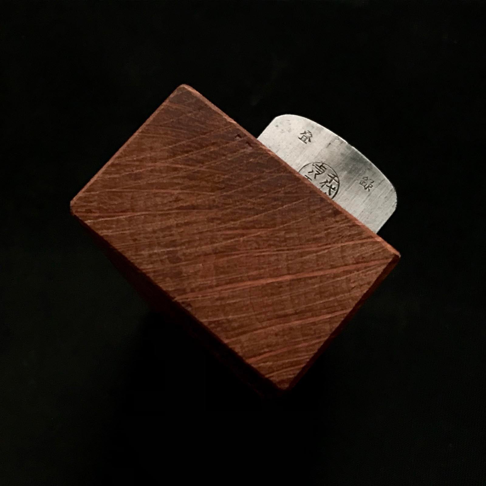 Seigetsu Standing Plane by Chiyotsuru Sadahide 3rd generation 三代目千代鶴貞秀 霽月 台直鉋 本赤樫台 42mm