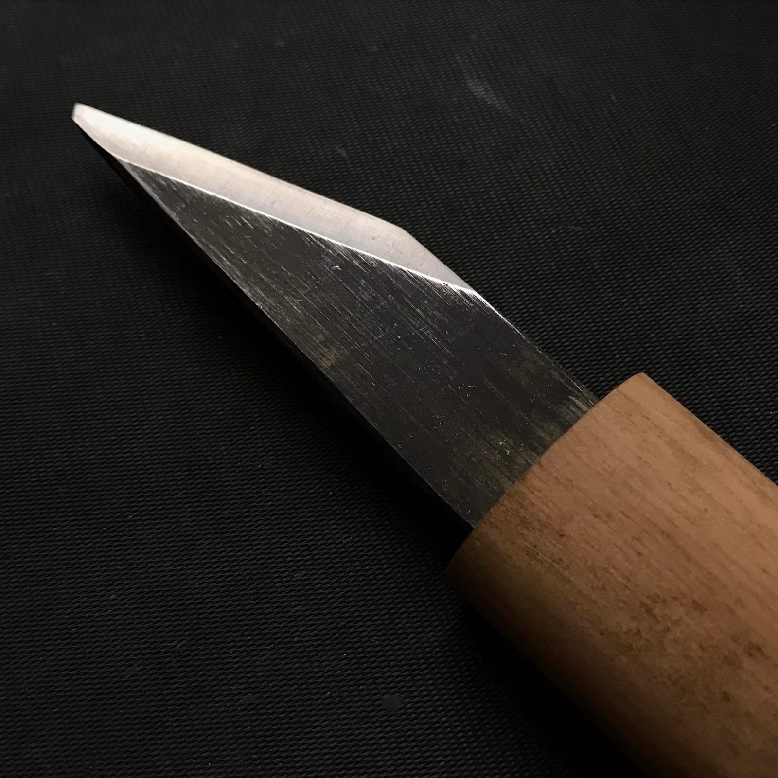 Old stock Baishinshi Kiridashi Kokatana Right 掘出し物 梅心子 横手小刀 右 21mm