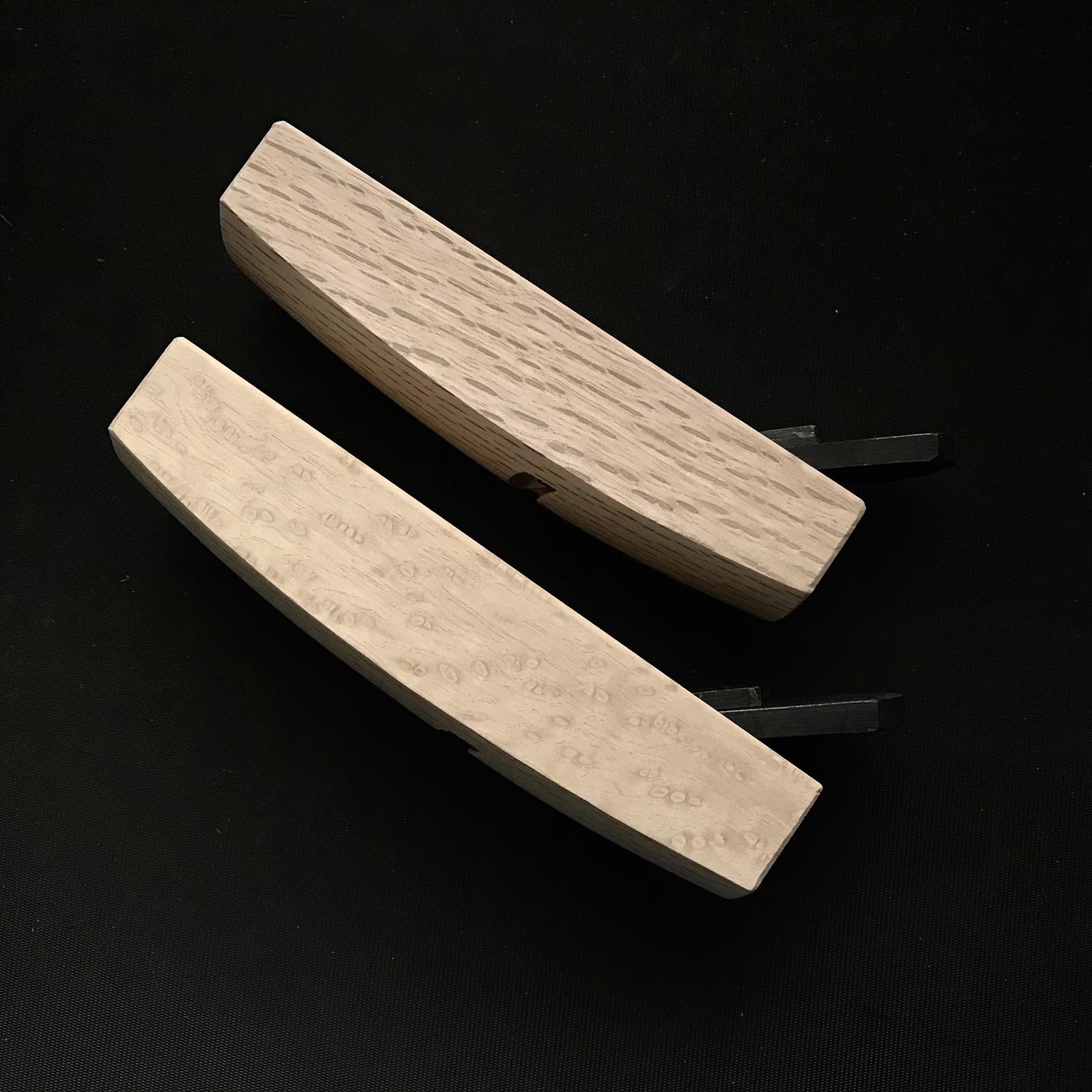 Yoshitaka Spoon bottom plane (Shihosori-Kanna) with Blue steel 義隆 四方反鉋 青紙鋼 42,36,30,24mm