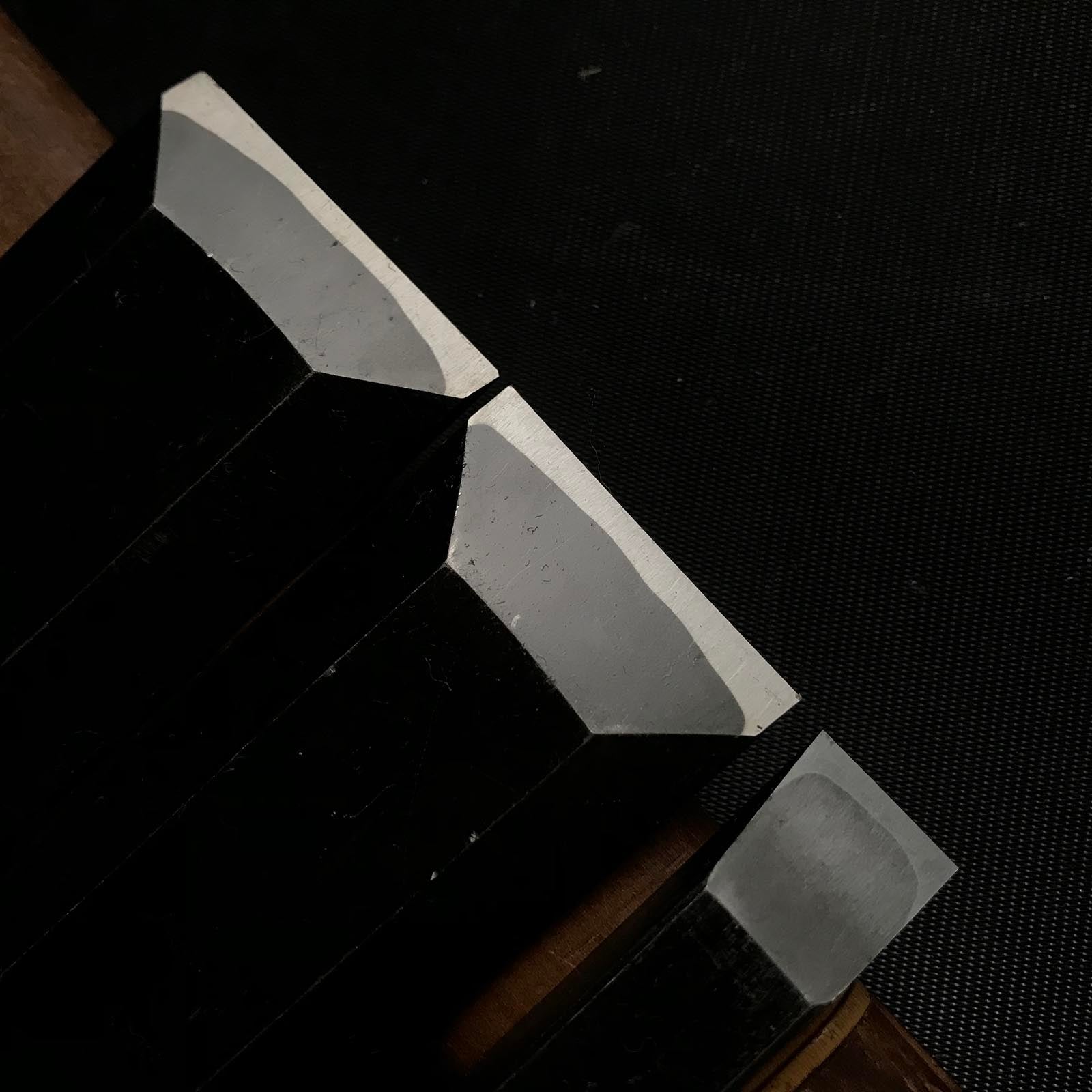 Old stock.Sukemaru 3rd Timber chisels by Usui Kinzaburo 掘出し物 三代助丸作 碓氷金三郎 叩き鑿 Tatakinomi