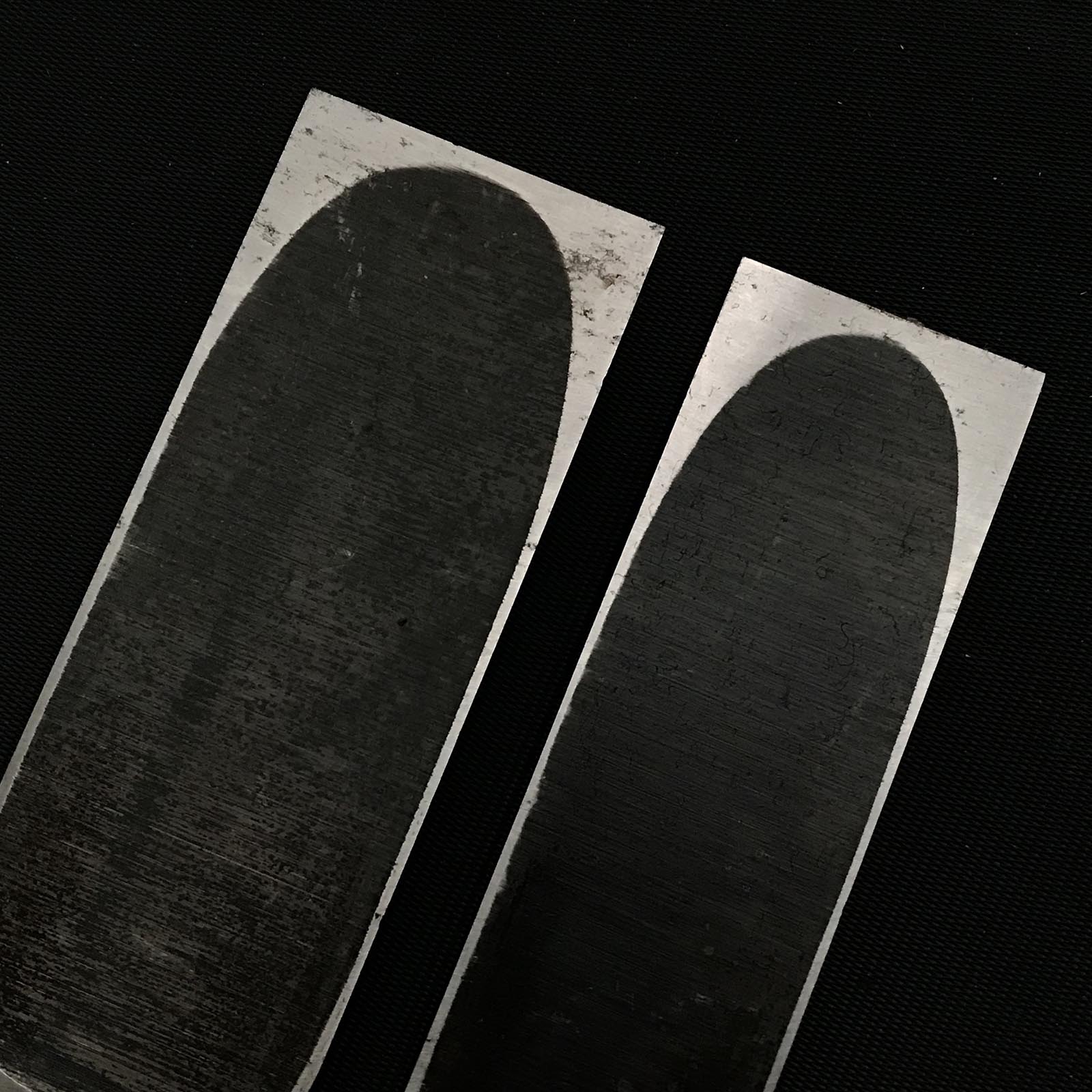 Old stock Terukatsu Slick Chisels (Anayanomi) with white steel 掘出し物 輝勝 穴屋鑿 30,36mm