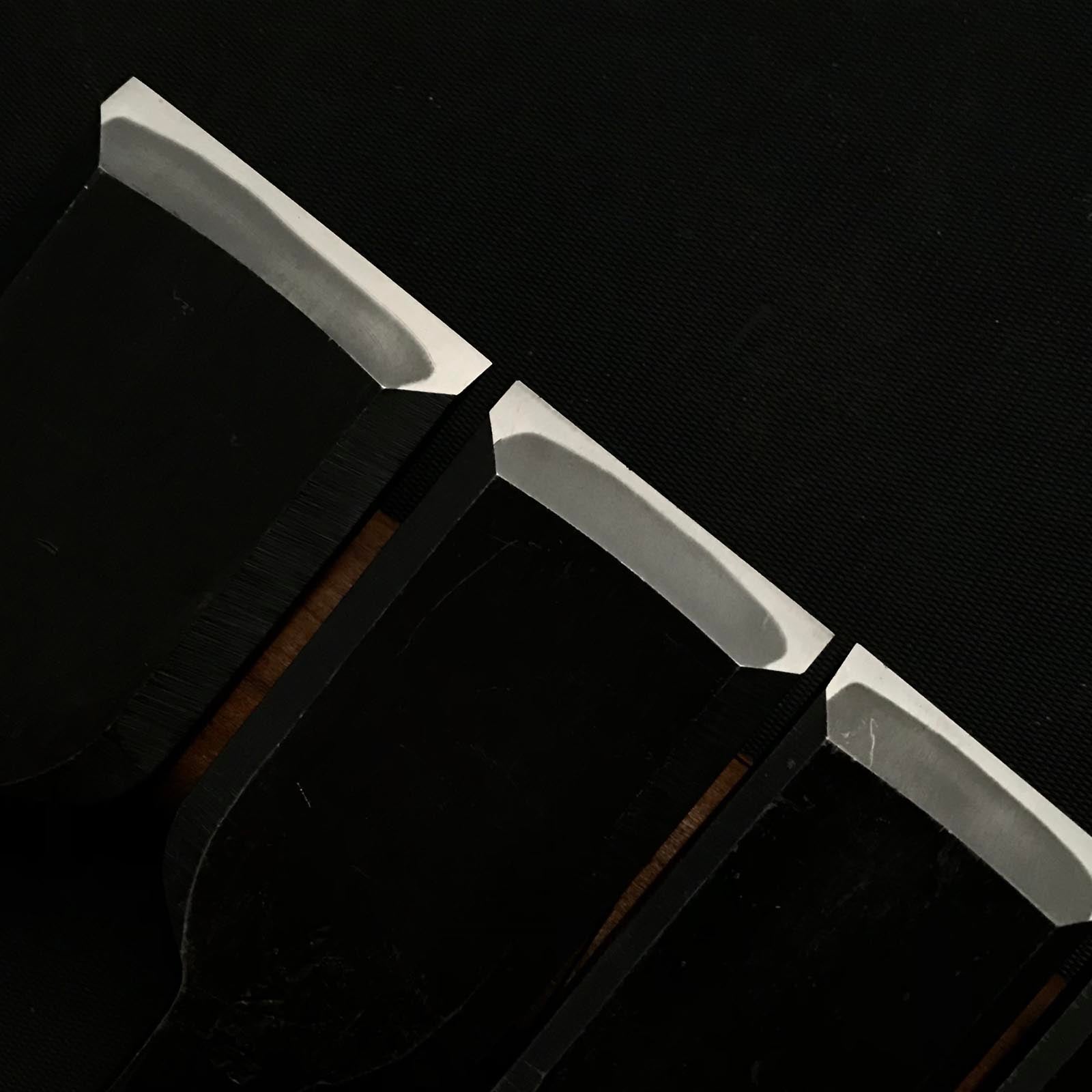 Old stock Toshihisa Hiramachi type Bench chisels set 掘出し物 利久 平待追入鑿 7本組 Hiramachi-nomi