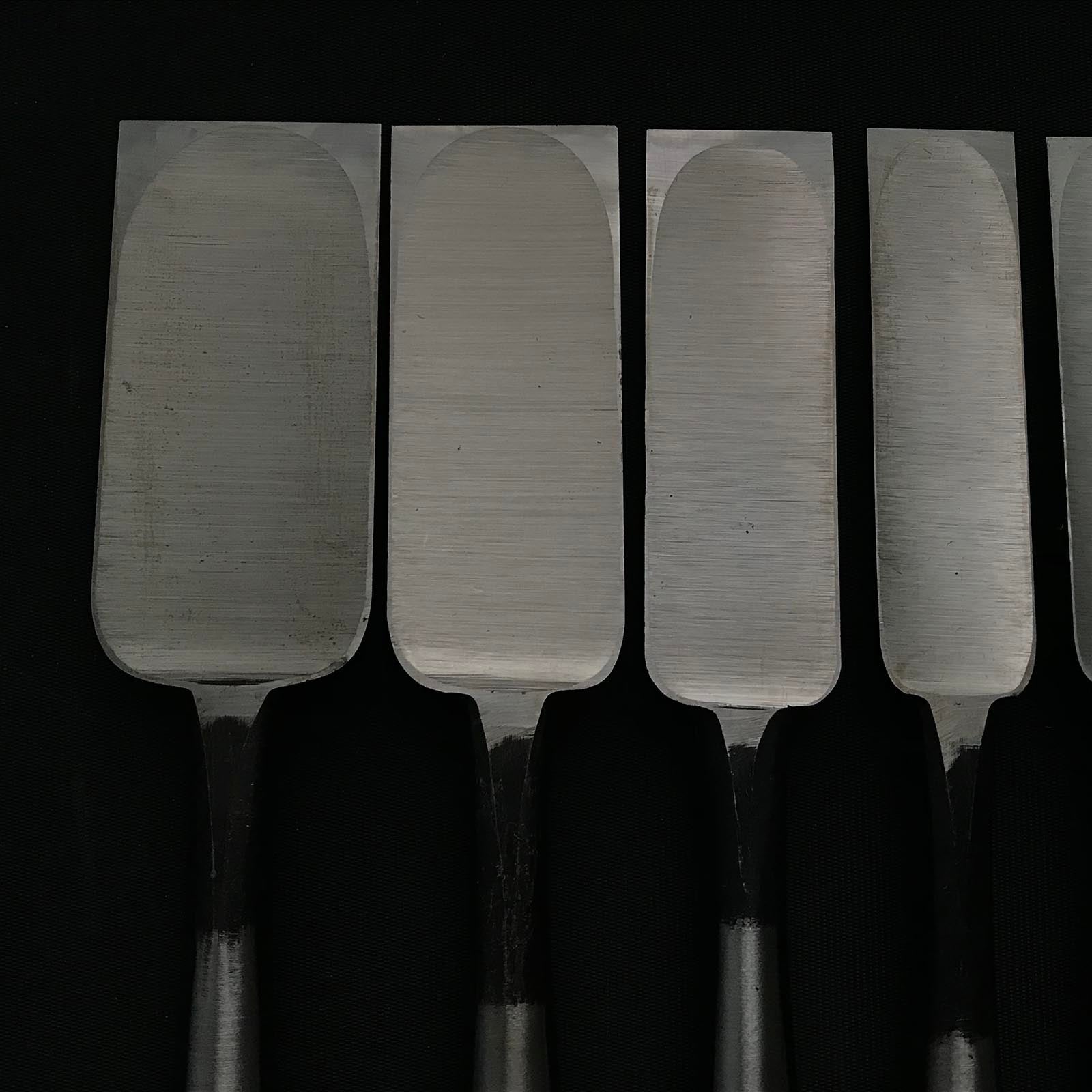 Old stock Kamijisaku Paring chisels set 掘出し物 神治作 薄鑿10本組 Usunomi