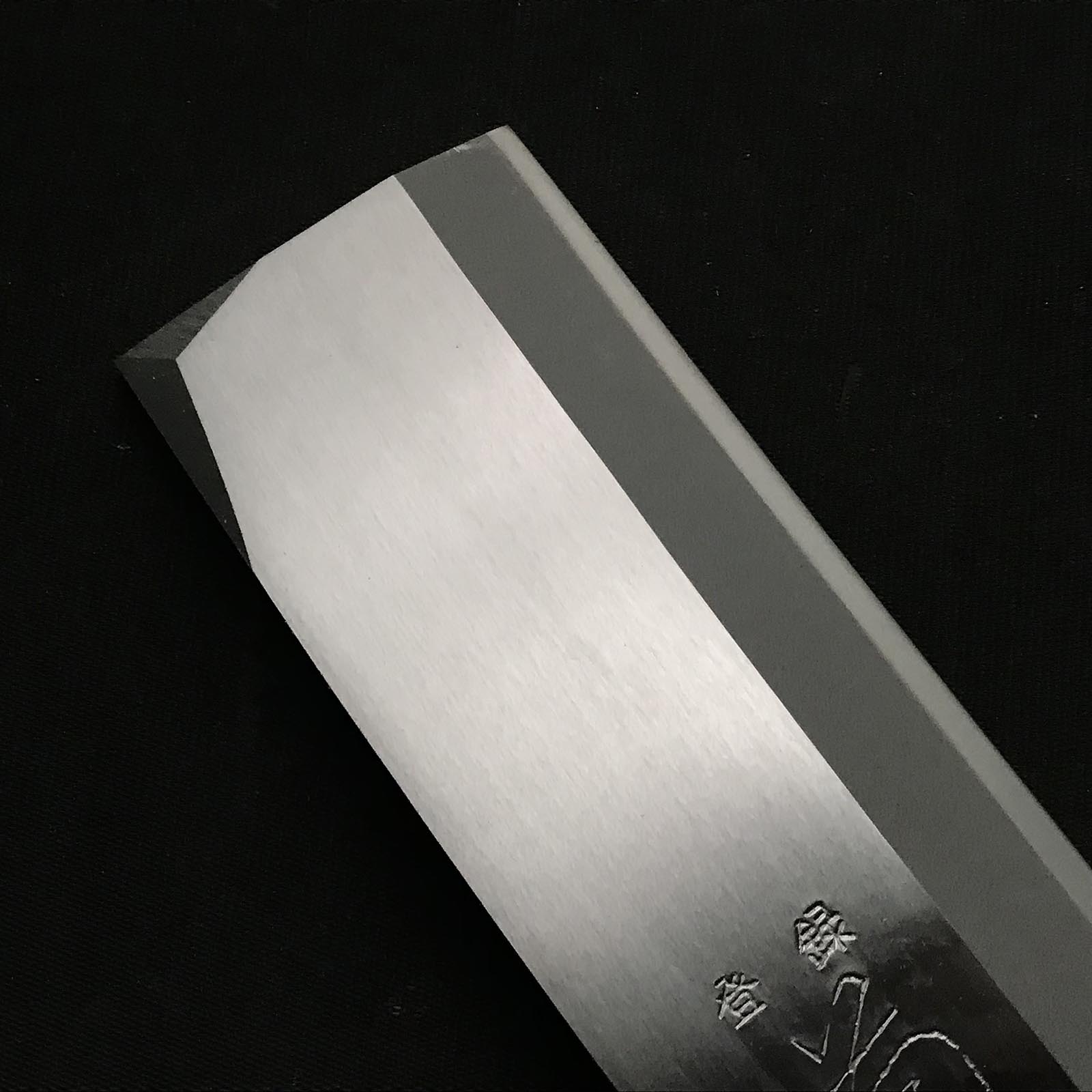 Kikudo Single edged Nata right hand 菊堂 鉈 片刃 磨き仕上げ 右 165mm