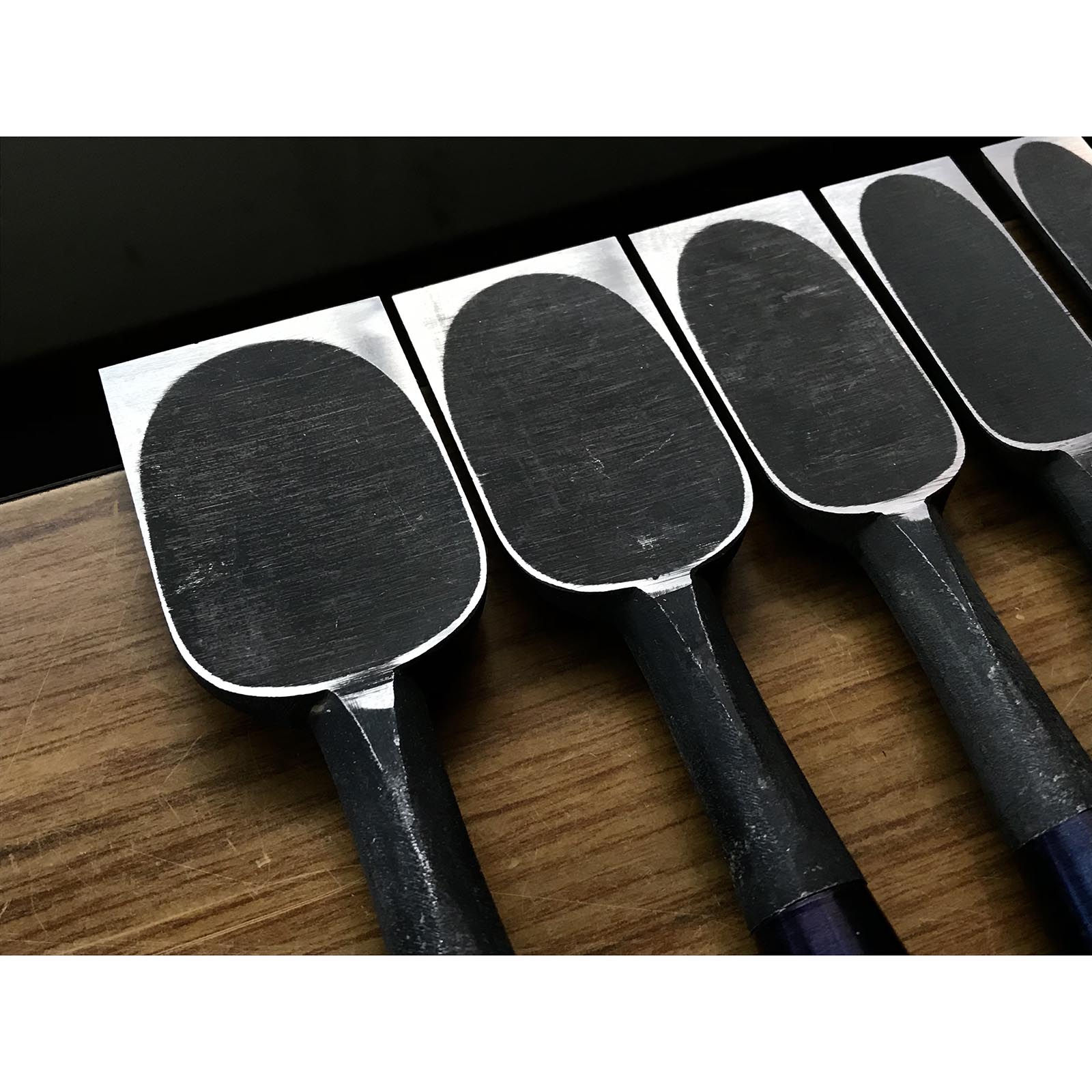 Old stock Masashige Bench chisels set by Masataka Miyawaki 掘出し物 宮脇正孝氏 正繁 追入組鑿 Oirenomi