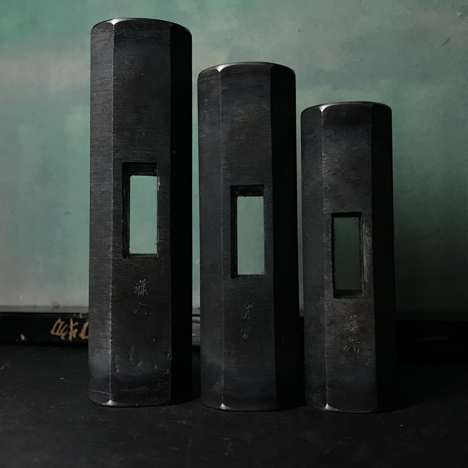 Touroku Octagon Hammers(Gennon) by Hiroki‘s Apprentice 藤六 八角玄翁 黒仕上