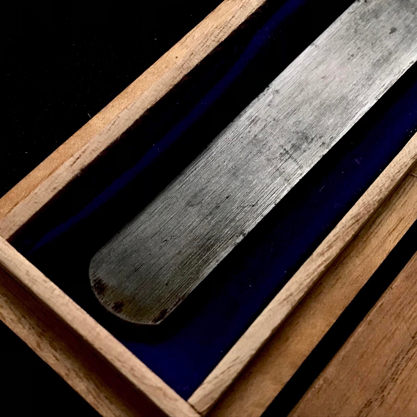 Old stock Sandai-Yasuhiro Kiridashi Left hand Japanese hand made tools 掘出し物 三代泰啓 切出し小刀 左