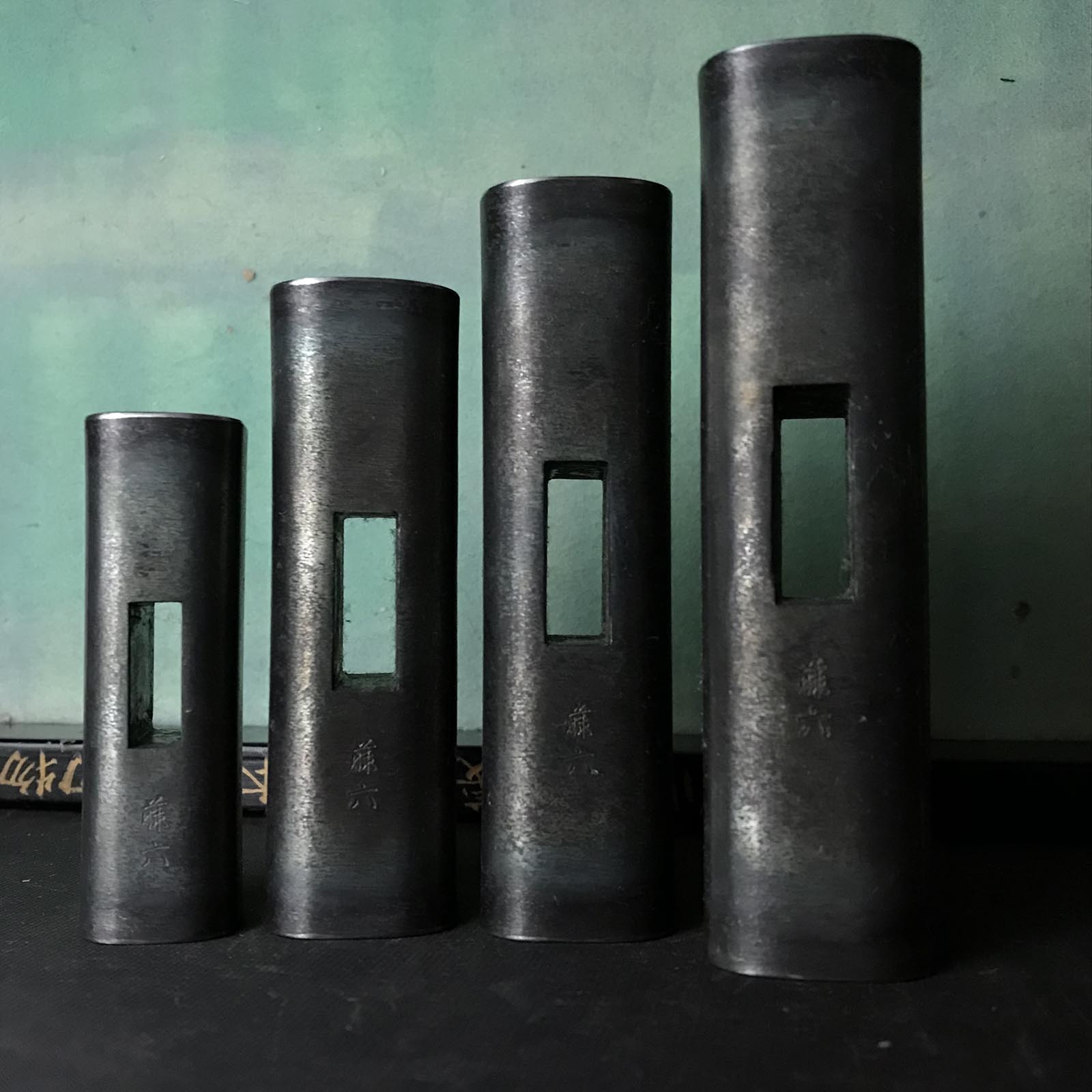 藤六四角玄翁黒仕上 藤六四角玄翁作