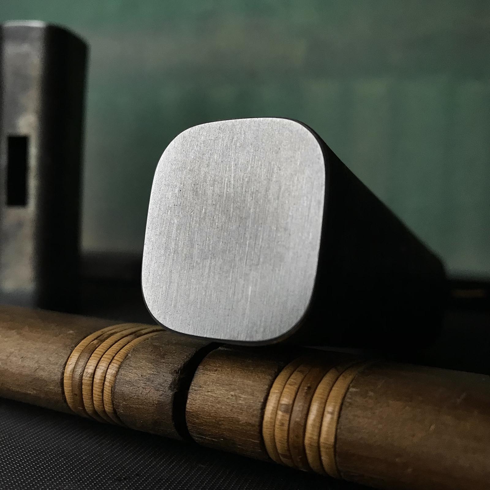 藤六四角玄翁黒仕上 藤六四角玄翁作