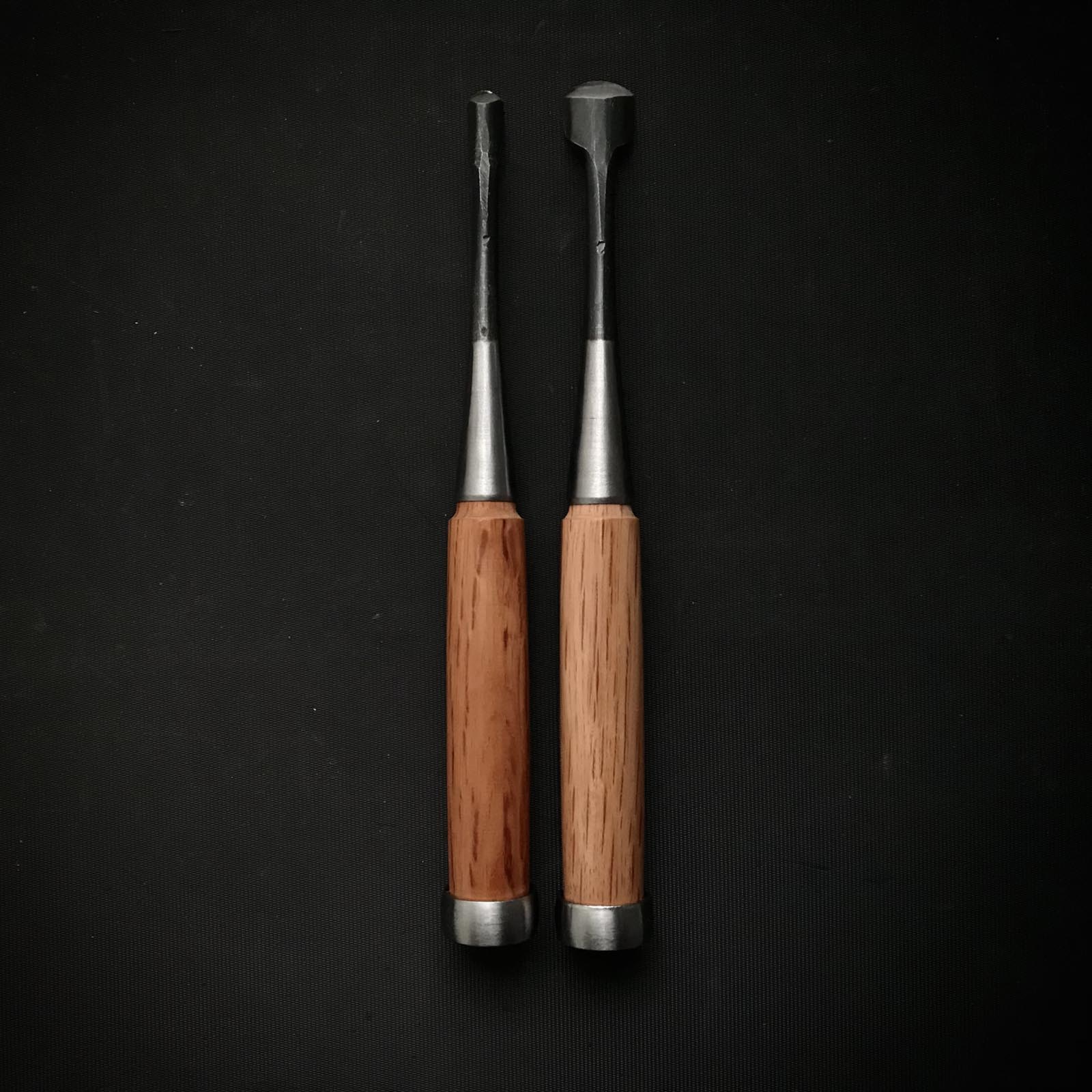 匙のみ 白鋼の彫刻刀 炭焼 丸曲鑿 青紙鋼