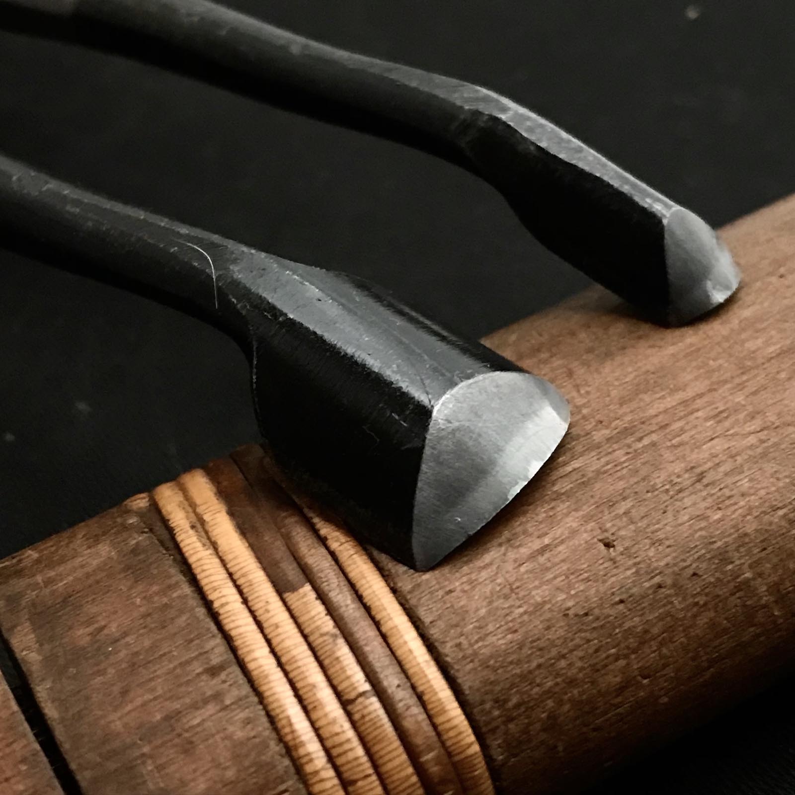 匙のみ 白鋼の彫刻刀 炭焼 丸曲鑿 青紙鋼