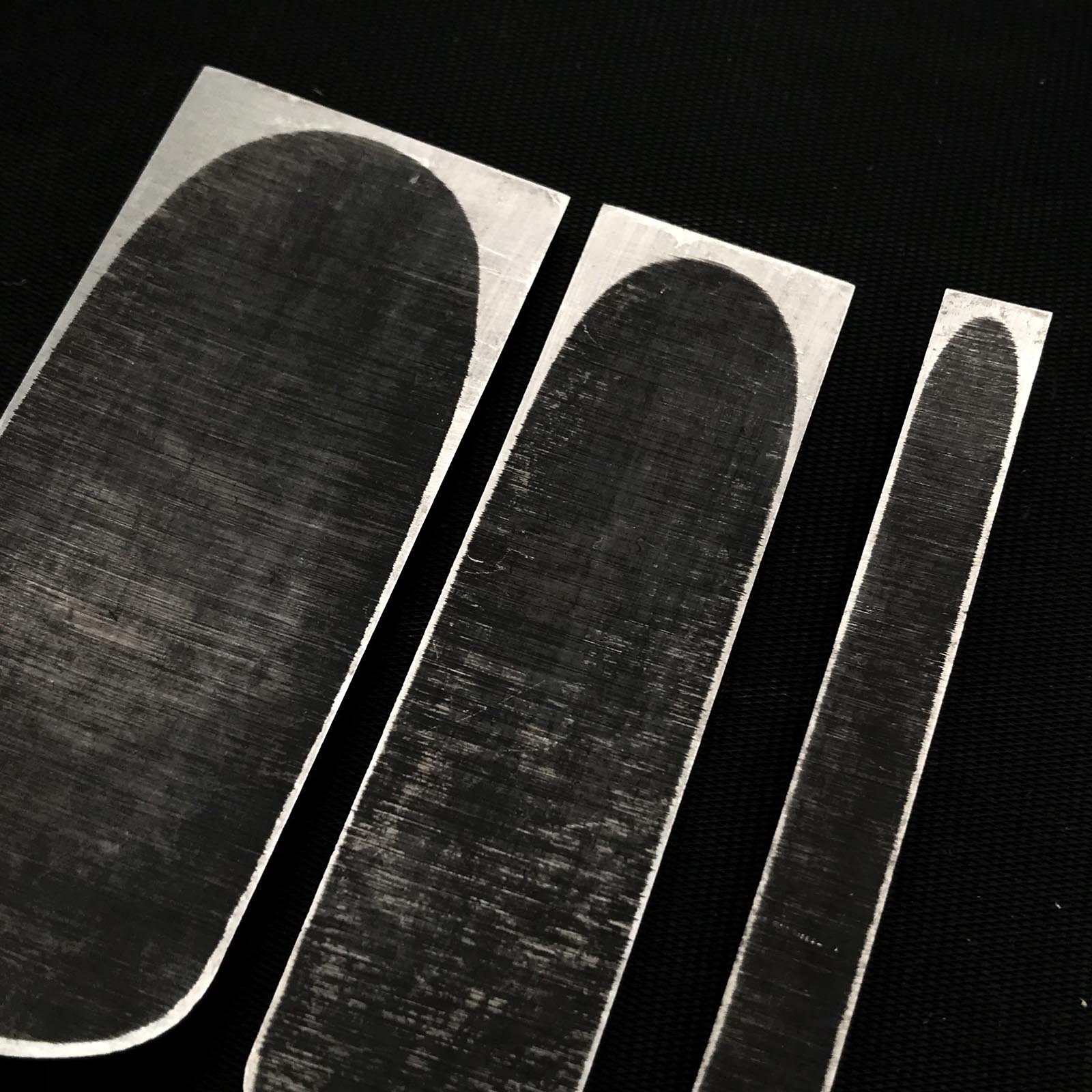 Old stock Paring chisels by Miki Unknown smith 掘出し物 薄鑿 三木製 Usunomi 9,12,24,36mm