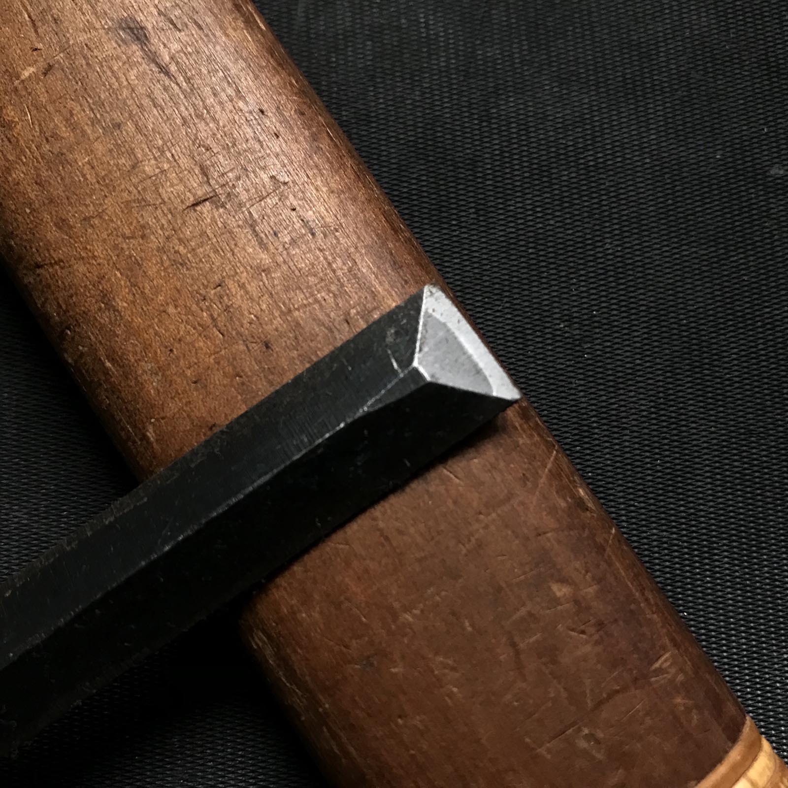 旧蔵 秀親 あり 薄鑿 白鋼付 掘り出し物 秀近 鎬薄鑿 15mm