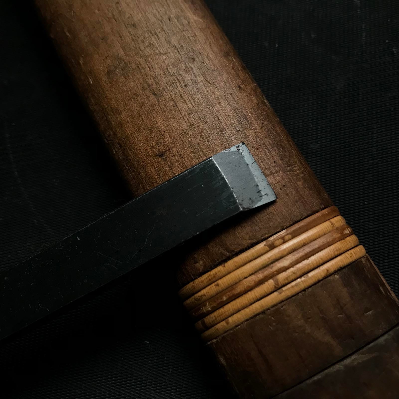 旧蔵 秀親 あり 薄鑿 白鋼付 掘り出し物 秀近 鎬薄鑿 15mm