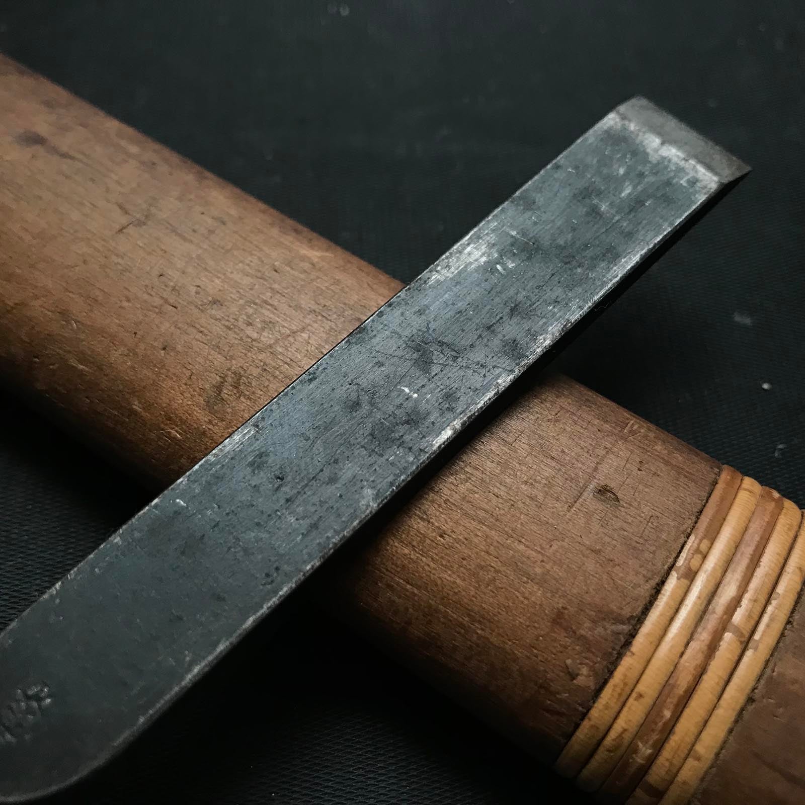 旧蔵 助正 薄鑿 白鋼付 掘り出し物 助正 薄鑿 21mm