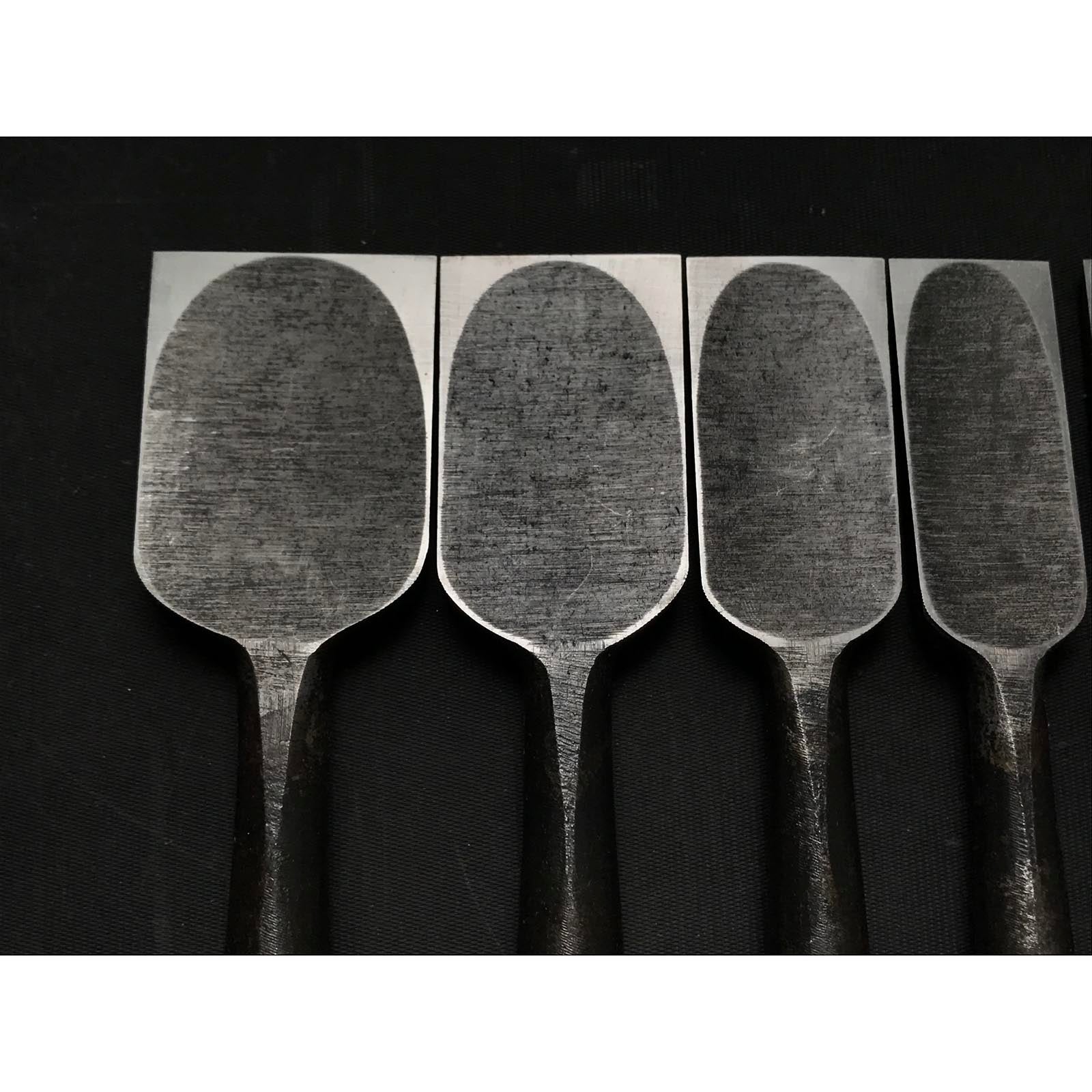 Kanetake Kaku-uchi Type Bench chisels set by Takahashi Norikazu 高橋典三作 カネ武 角打追入組鑿 Oirenomi