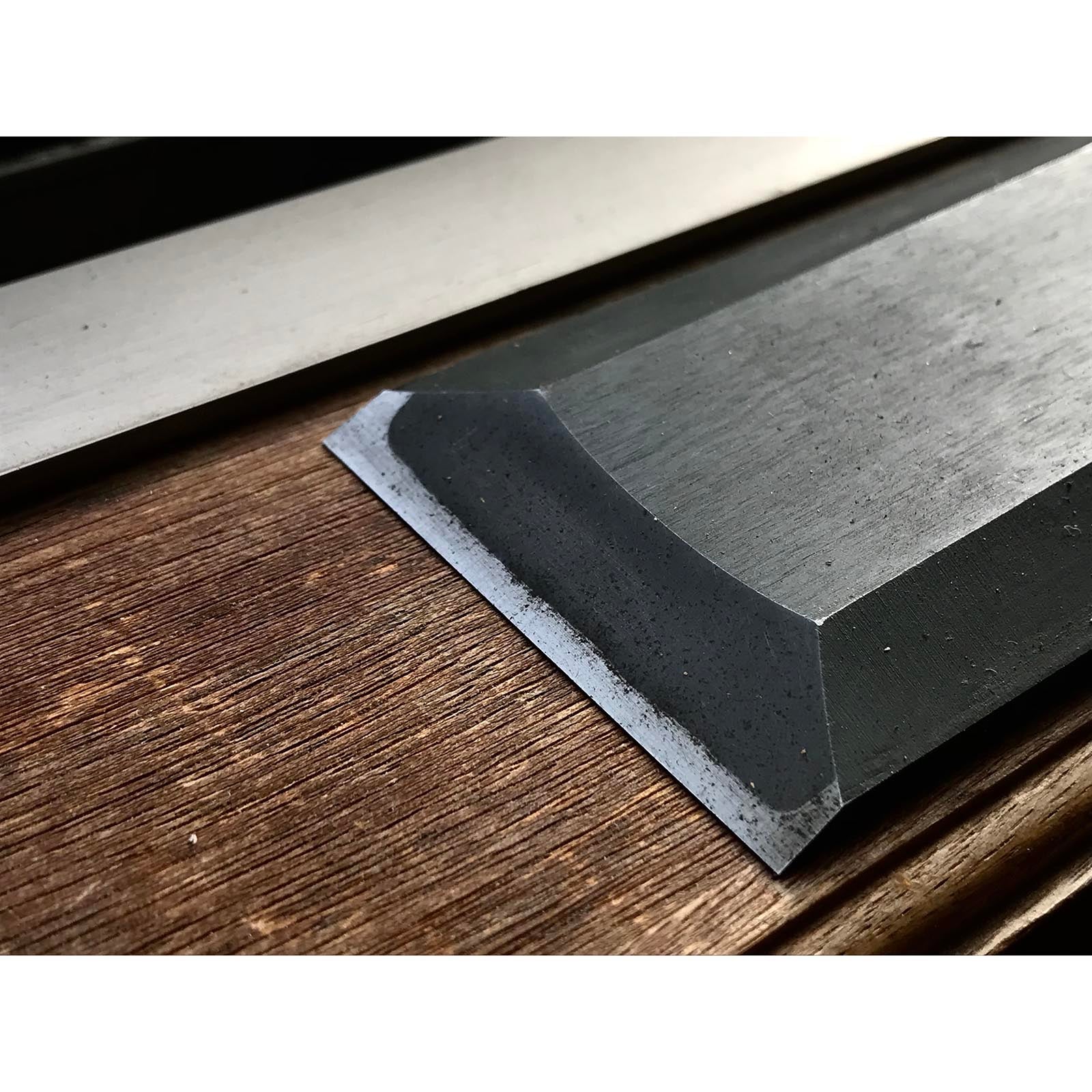 Old stock #2 Kunikei Slick Chisels set by Ikeda Yoshiro (Ootsuki-nomi, Hontsuki-Nomi) 掘出し物 池田慶郎氏 三代目国慶作 本突き組鑿 48,24mm