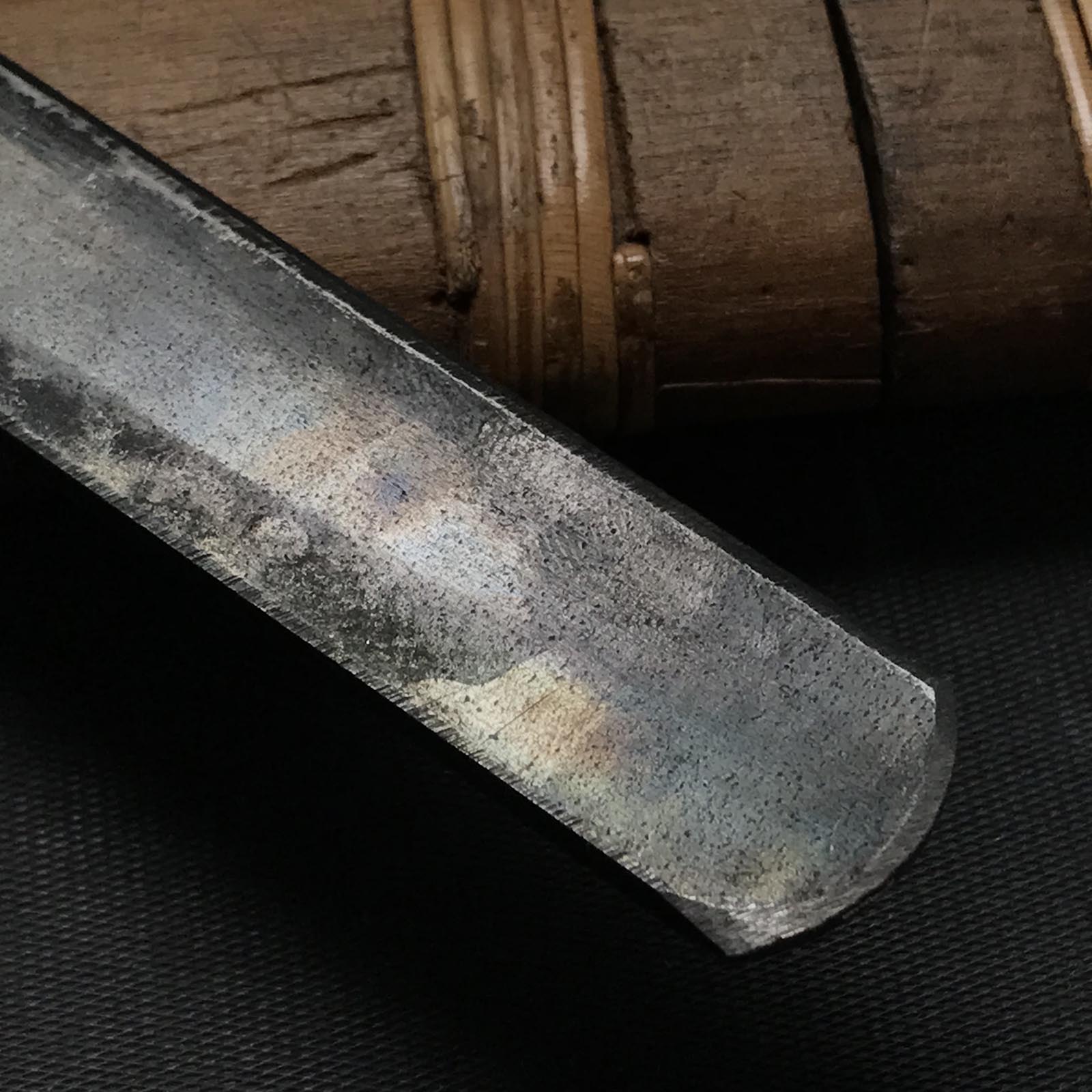 Old stock Toshiaki Kiridashi Kokatana Right hand 掘出し物 俊昭 切出し 右 18mm