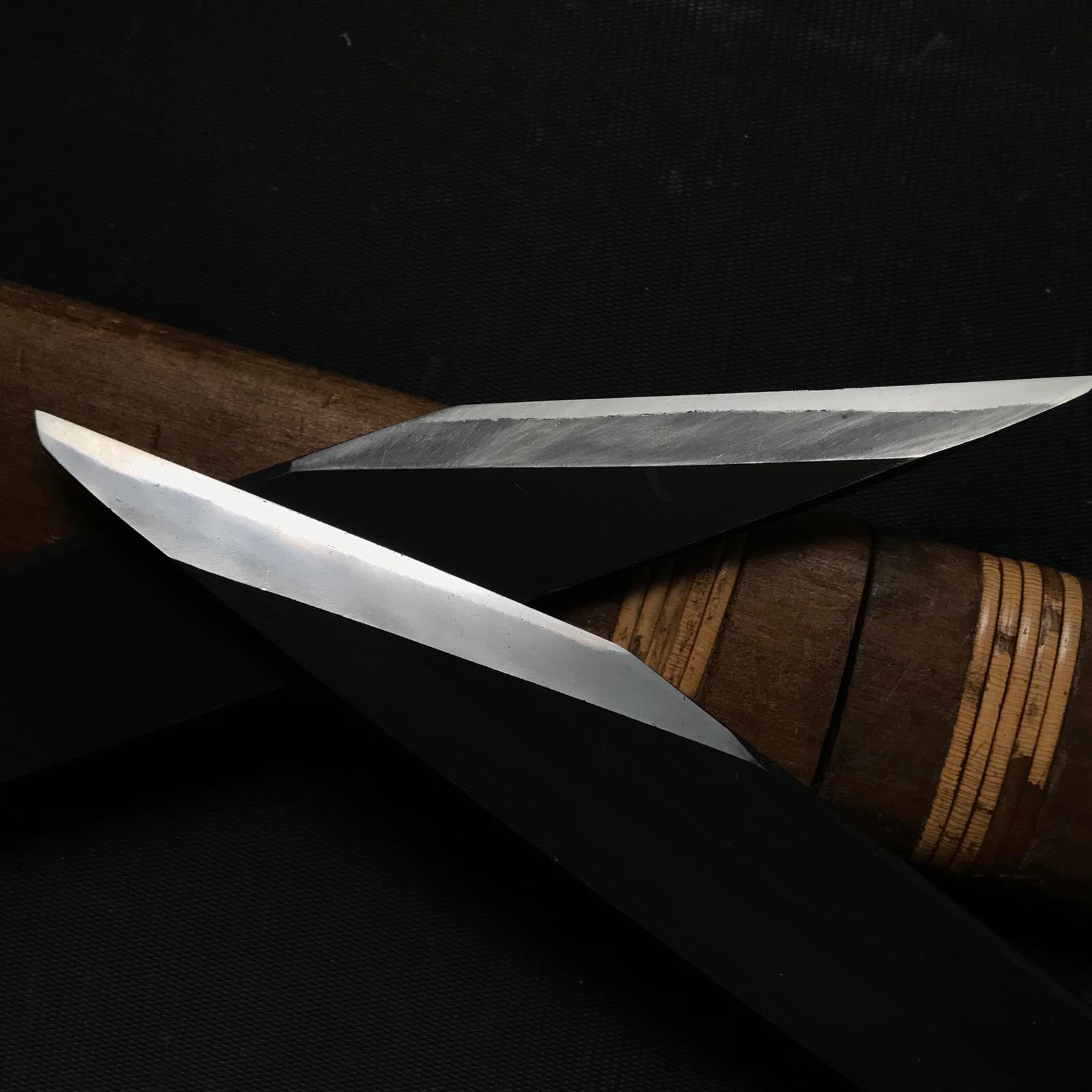 Old stock Koetsu Kiridashi Kokatana with white steel by Sakamitsu 掘出し物 侊悦 切出小刀 二代坂光作 21mm