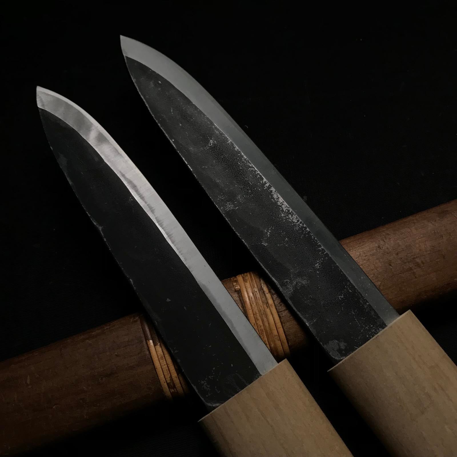 Old stock Genomaru Kokatana Right hand 掘出し物 源音丸 小刀 右 135,150mm