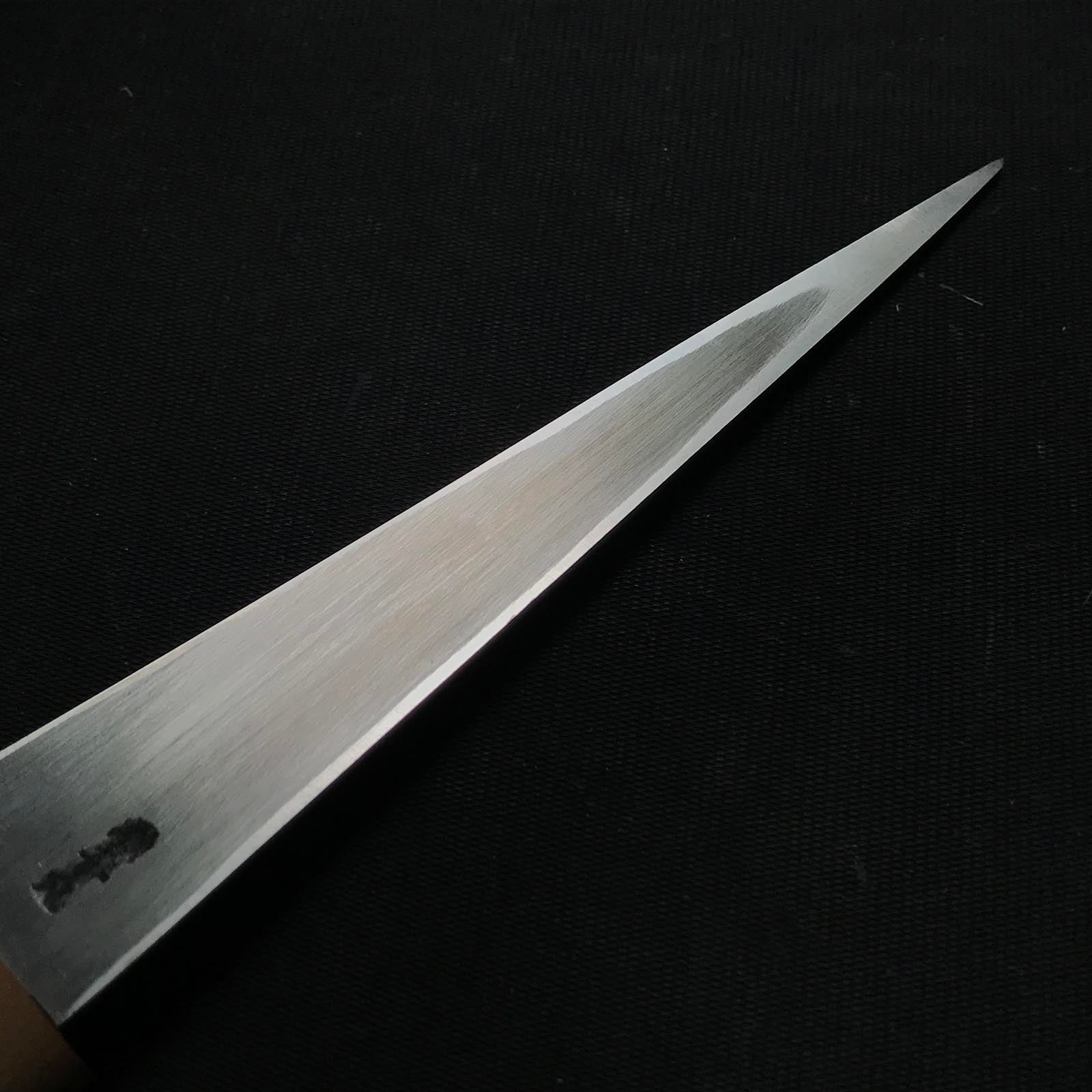 Old stock Genomaru Kuri Kokatana (Carving knife) Right hand 掘出し物 源音丸 繰小刀 右 130mm
