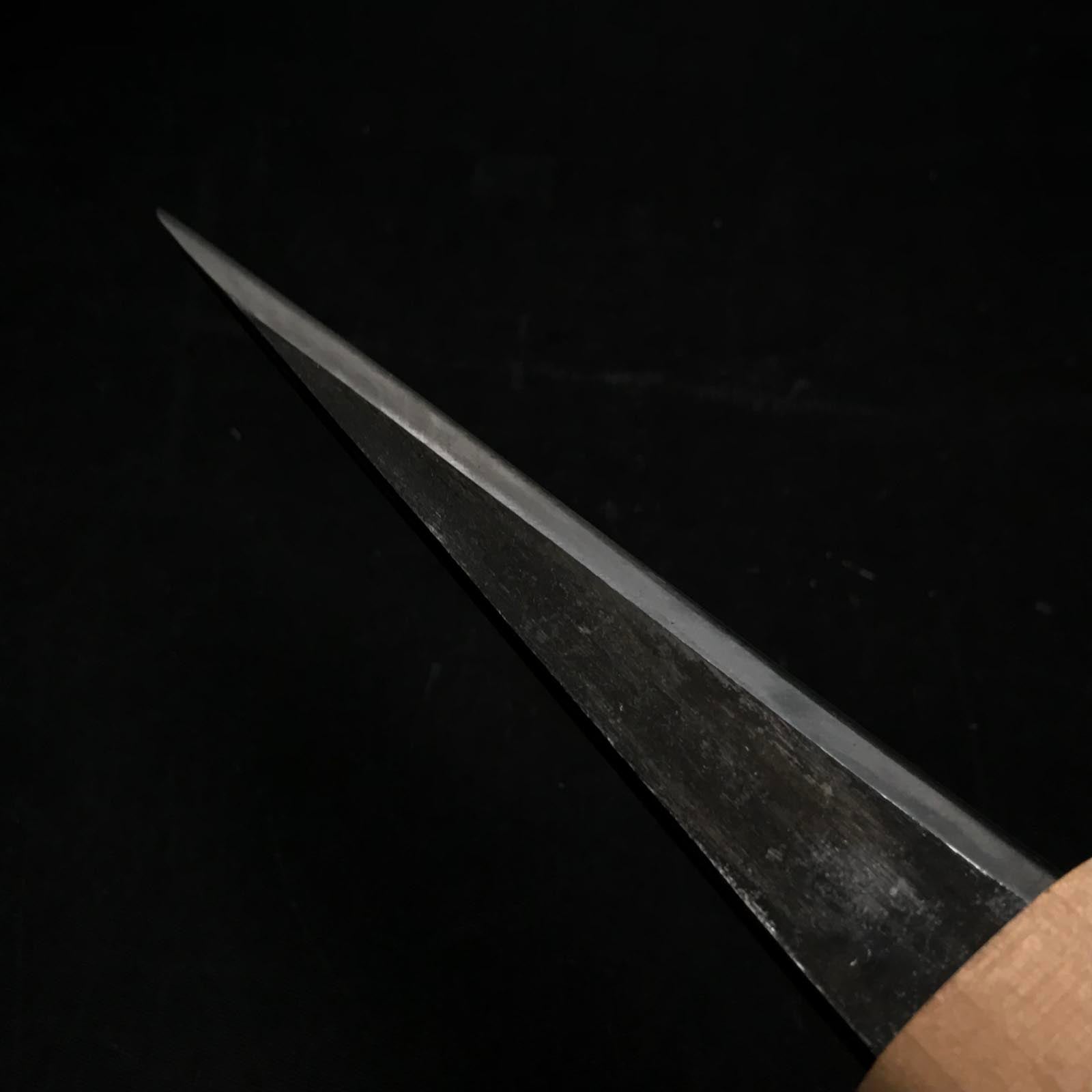 Old stock Genomaru Kuri Kokatana (Carving knife) Right hand 掘出し物 源音丸 繰小刀 右 130mm