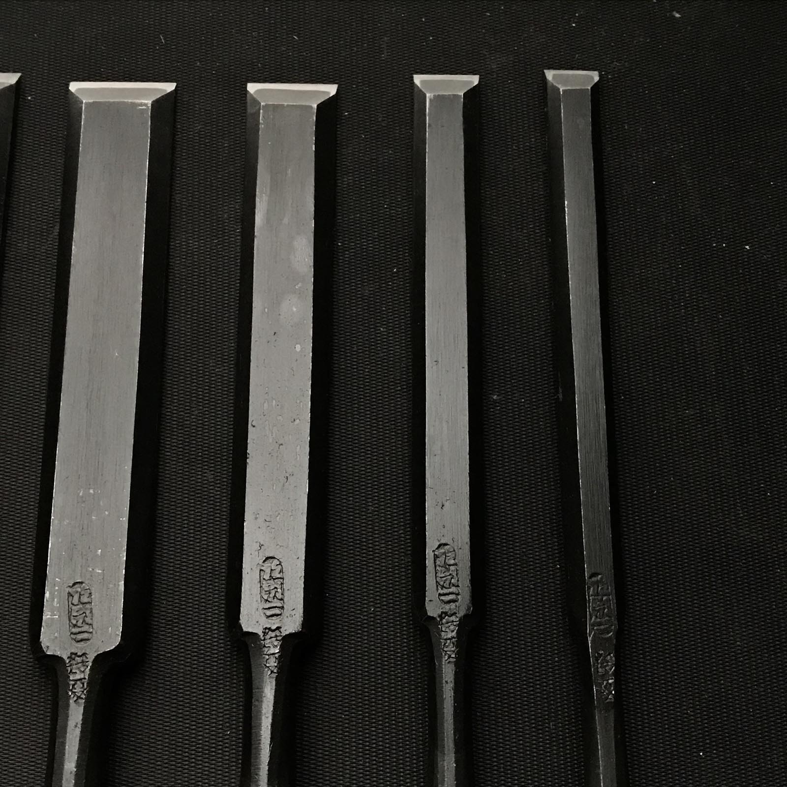Fujihiro Paring chisels by Chuutarou Imai 今井忠太郎作 二治弘 薄鑿 Usunomi 9,12,15,18,24,30mm