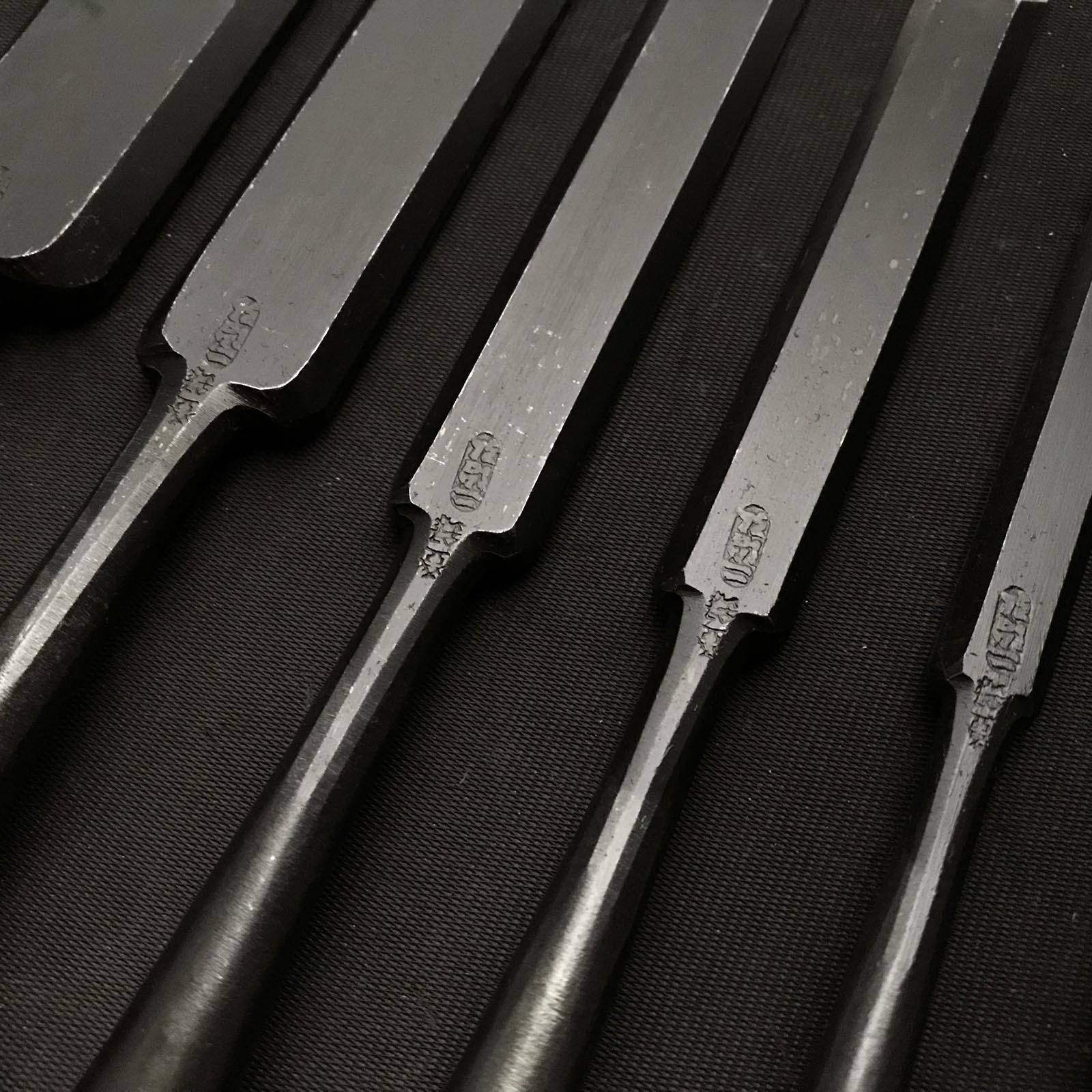 Fujihiro Paring chisels by Chuutarou Imai 今井忠太郎作 二治弘 薄鑿 Usunomi 9,12,15,18,24,30mm