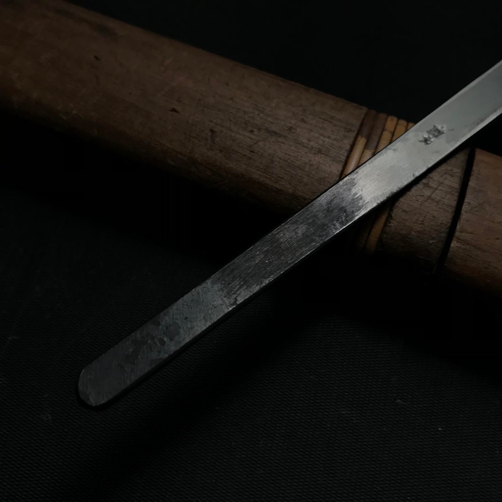 Old stock Toramaru kiridashi Kokatana with white steel 掘出し物 虎丸 細切出小刀 右 9mm