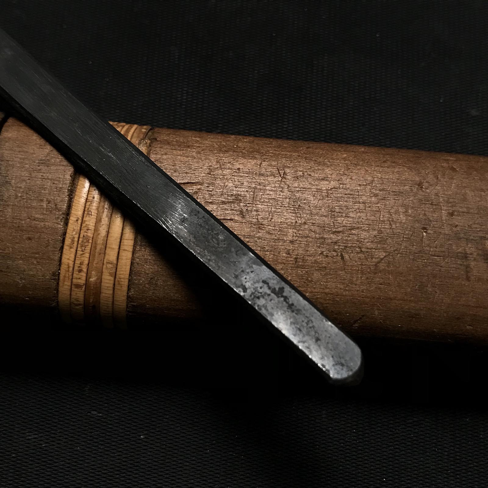 Old stock Toramaru kiridashi Kokatana with white steel 掘出し物 虎丸 細切出小刀 右 9mm