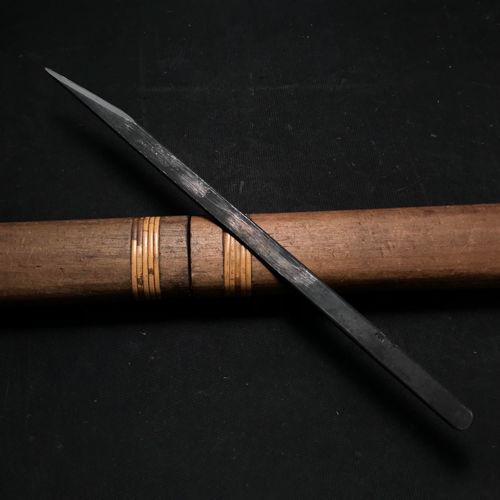 Old stock Baishinshi kiridashi Kokatana with white steel 掘出し物 梅心子 細切出小刀 9,12mm