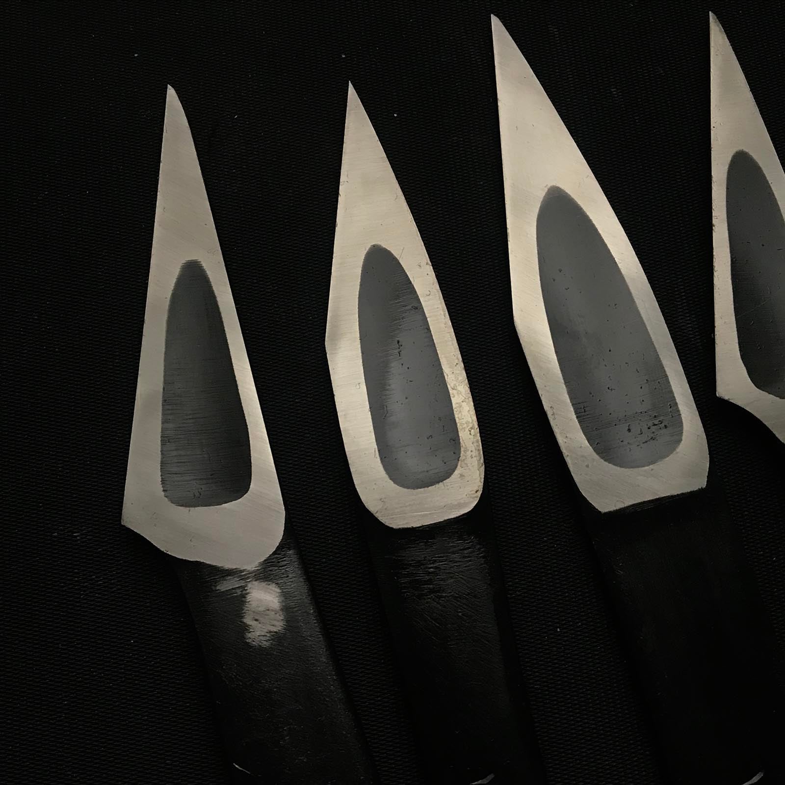 Old stock Sukemaru 3rd Kiridashi Set by Kanda Kioku 掘出し物 碓氷金三郎 三代目助丸作 切出し 五本組
