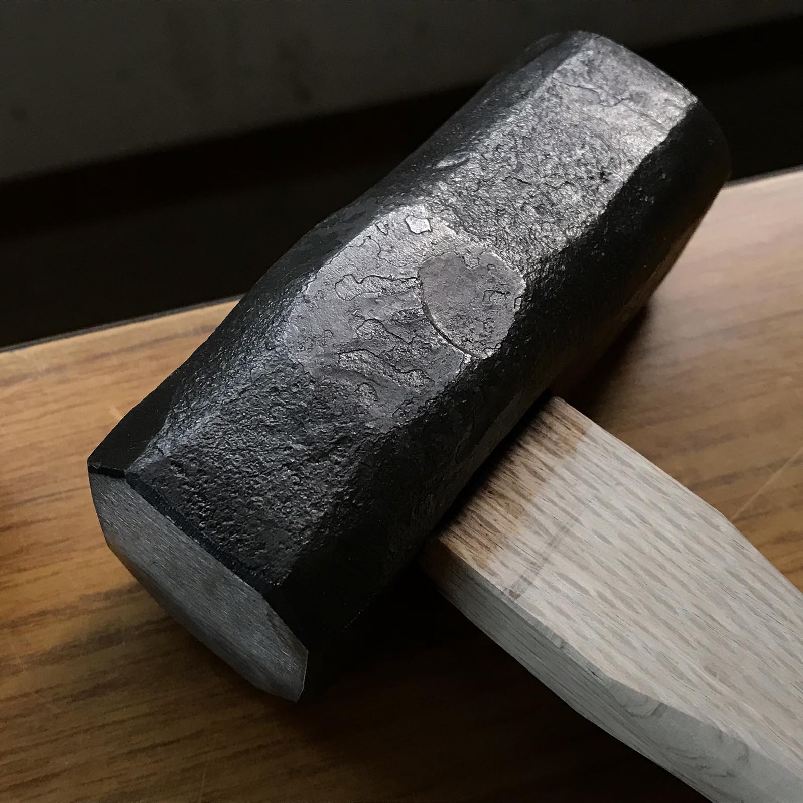 鍛冶屋道具 火造槌柄付 1.1kg, 1.3kg