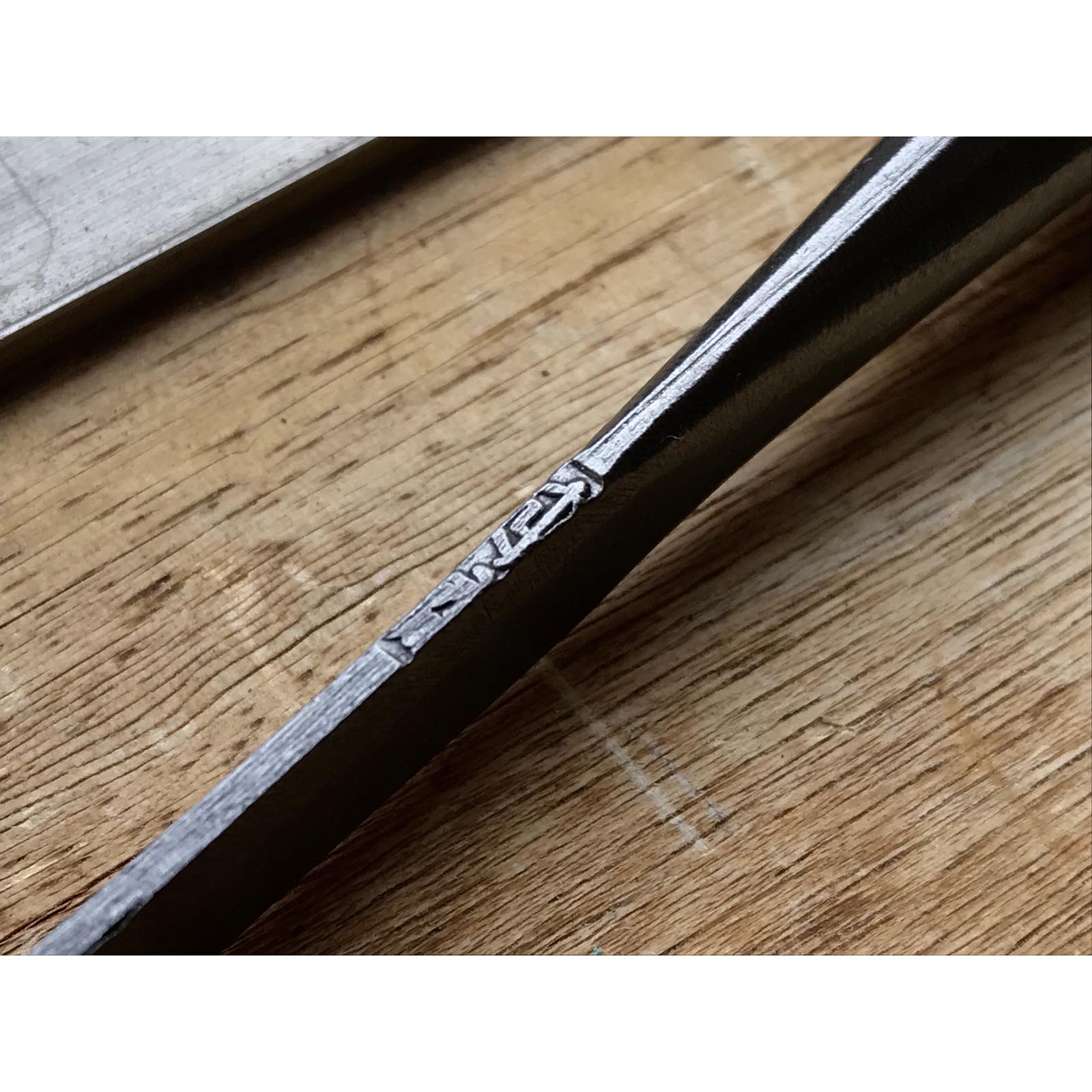 Tasai #2 Bench chisels set with blue steel Oirenomi 田斎作 磨き仕上 追入組鑿