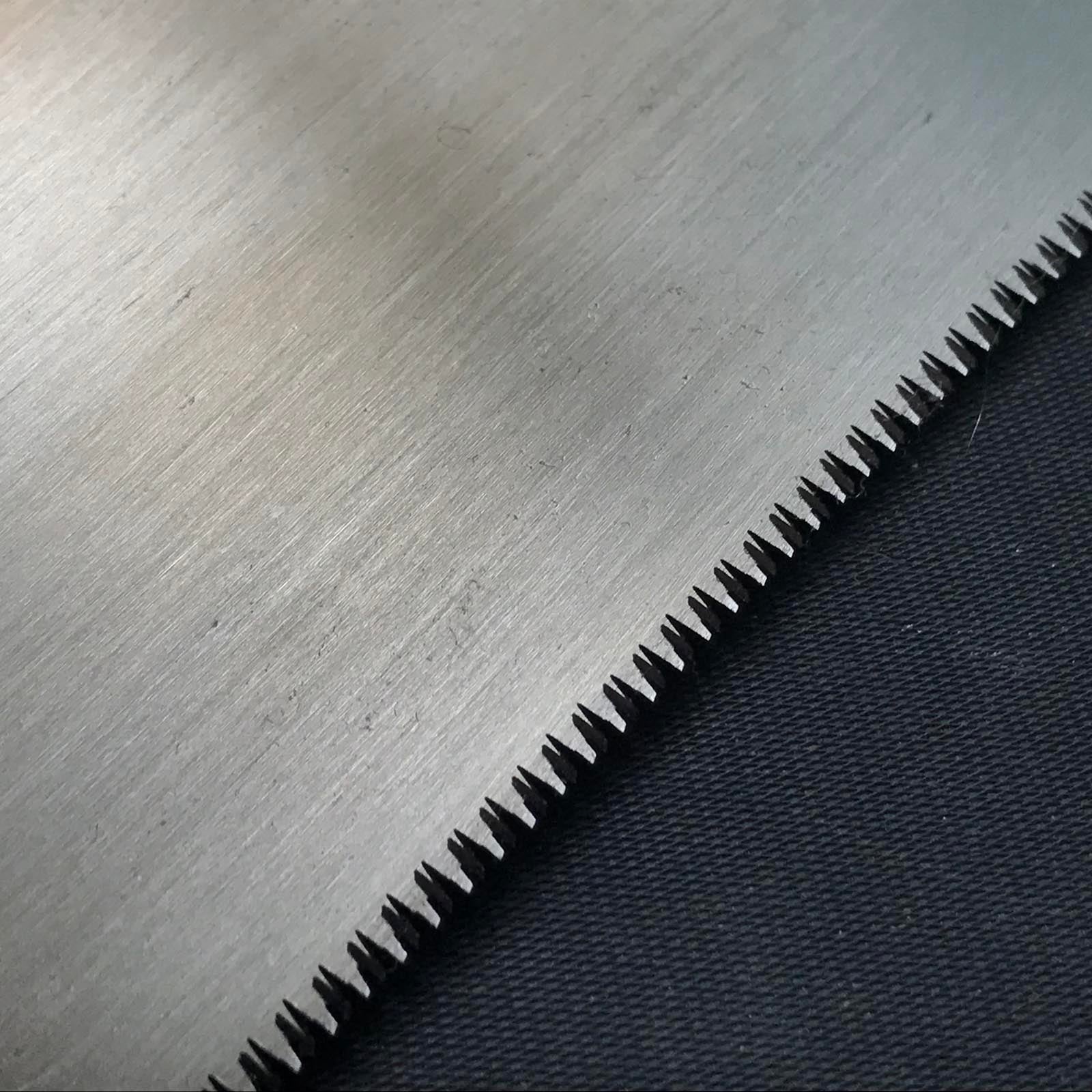 #K2 Ready to use! Old stock Single Edge Cross cut Hand Made Saw with Eddy Type Handles set by Kurashige 直ぐ使い 倉重栄助氏目立 渦巻き柄 片刃鋸 横挽 210m