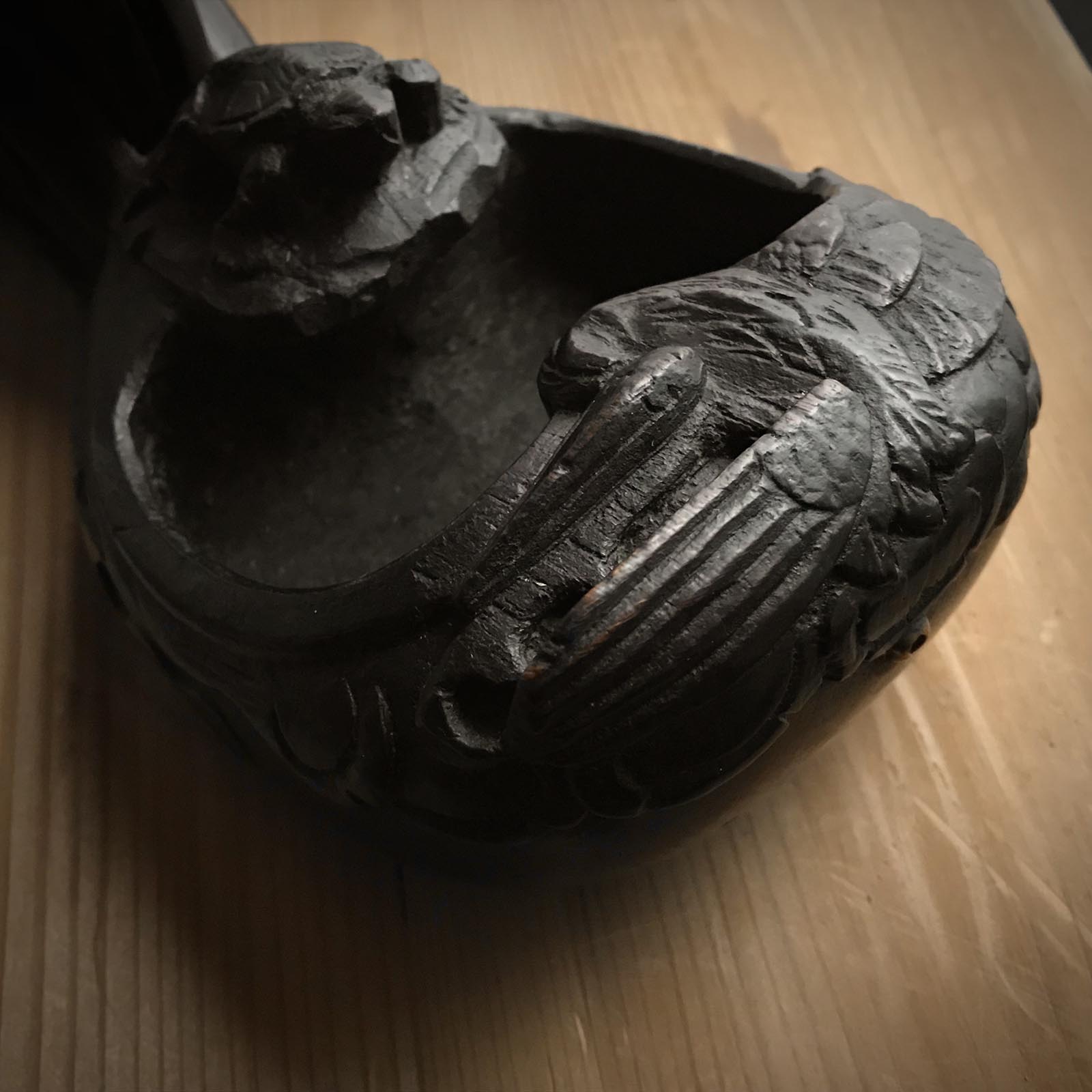 #1 Japanese Carpenter Ink Pot Traditional Measuring Tools Sumitsubo by Tsubo Tame 坪為作 墨壺 鶴亀 290mm