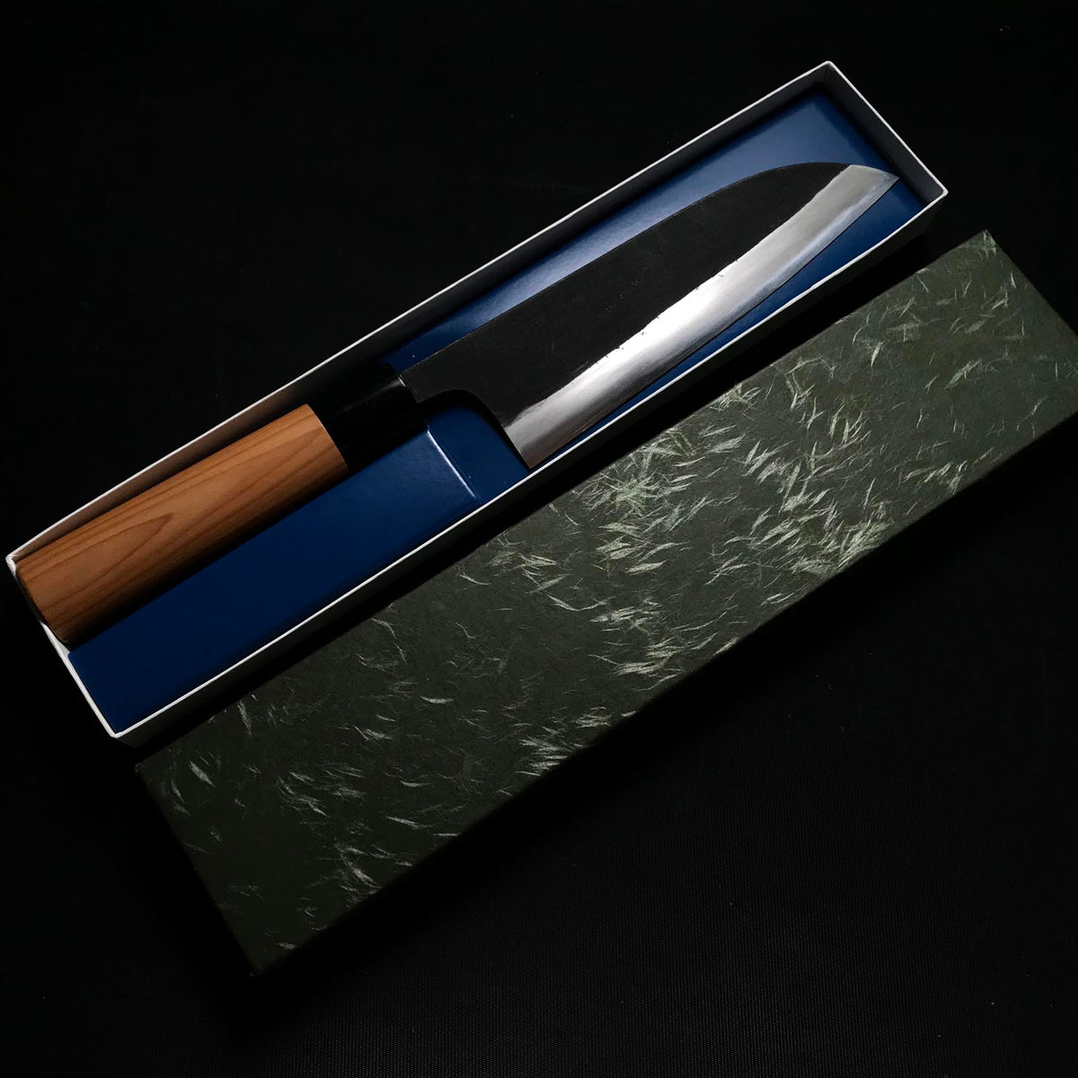 黒内重房 三徳防長 重房作 黒打 三徳包丁 165mm