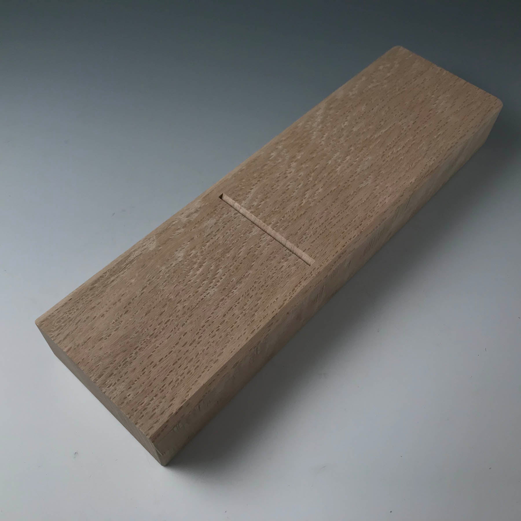 Plane wooden body (Kanna-Dai) JAPANESE White oak 鉋用堀台 寸六 寸八用