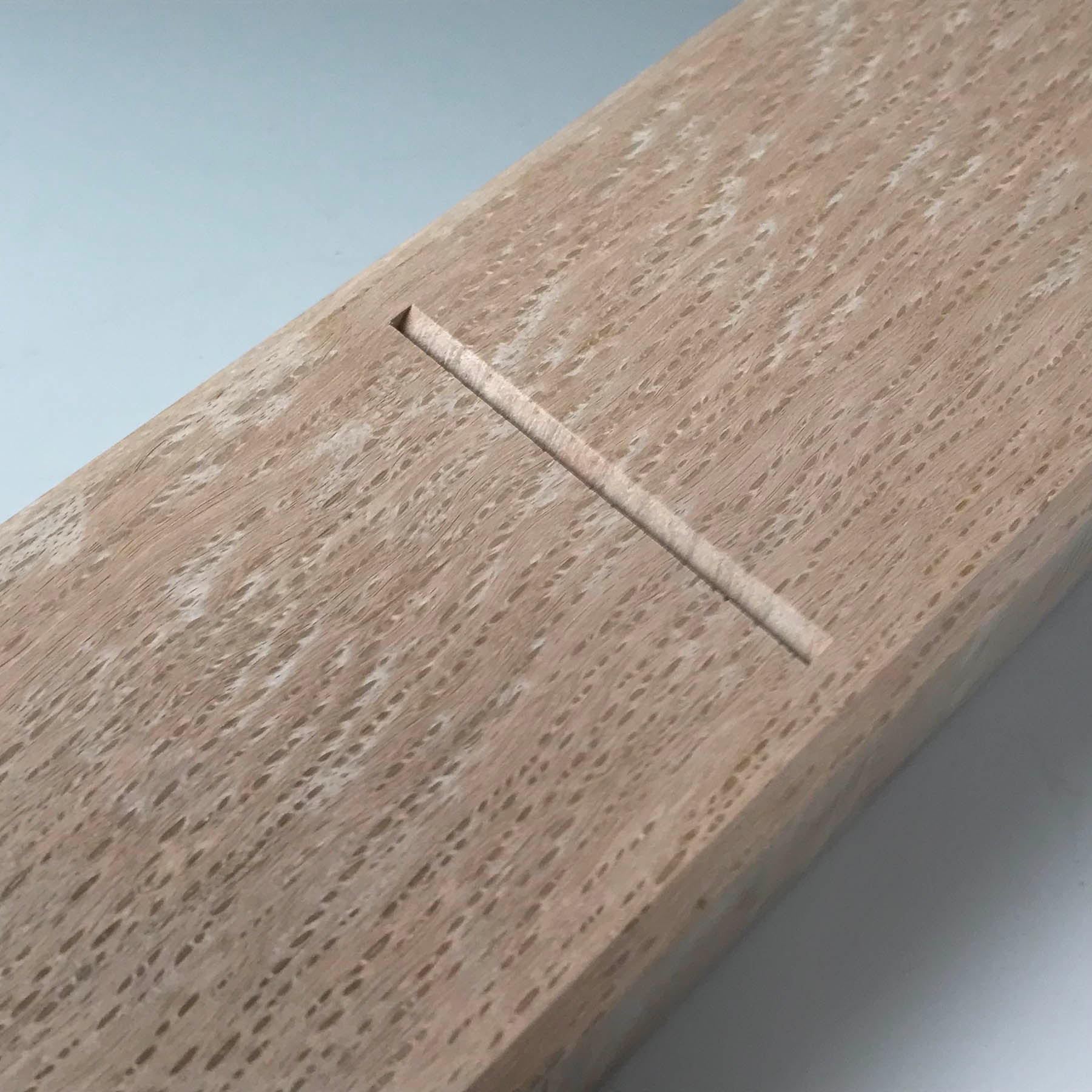 Plane wooden body (Kanna-Dai) JAPANESE White oak 鉋用堀台 寸六 寸八用
