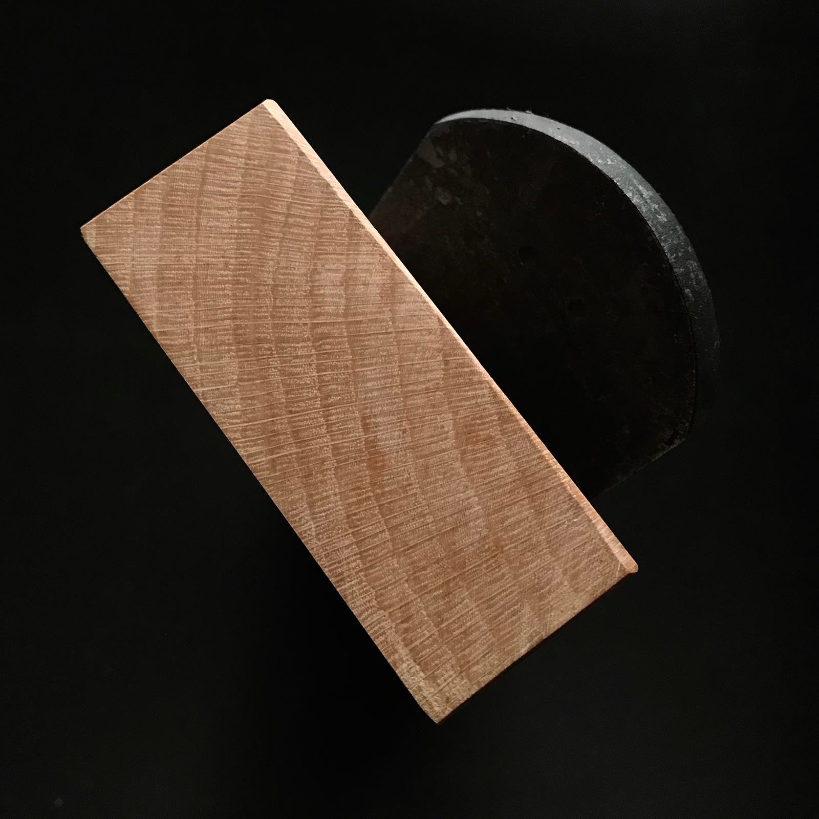 Shisei Smoothing Plane(Kanna) by Seisuke Mizuno 水野清介作 紫清 仕上げ鉋 白紙一号鋼 70mm