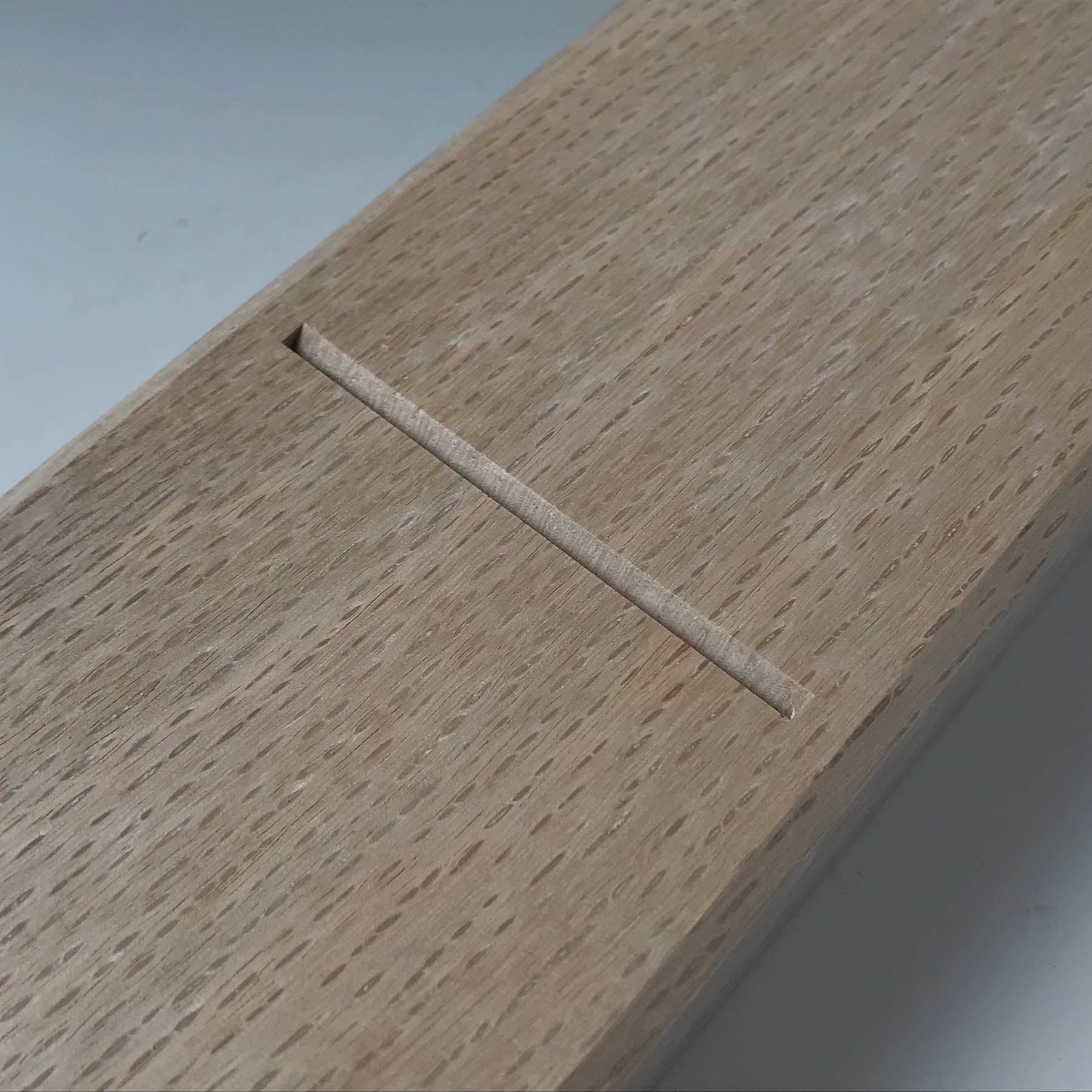 Plane wooden body (Kanna-Dai) JAPANESE White oak 鉋用堀台(包口) 寸六 寸八用